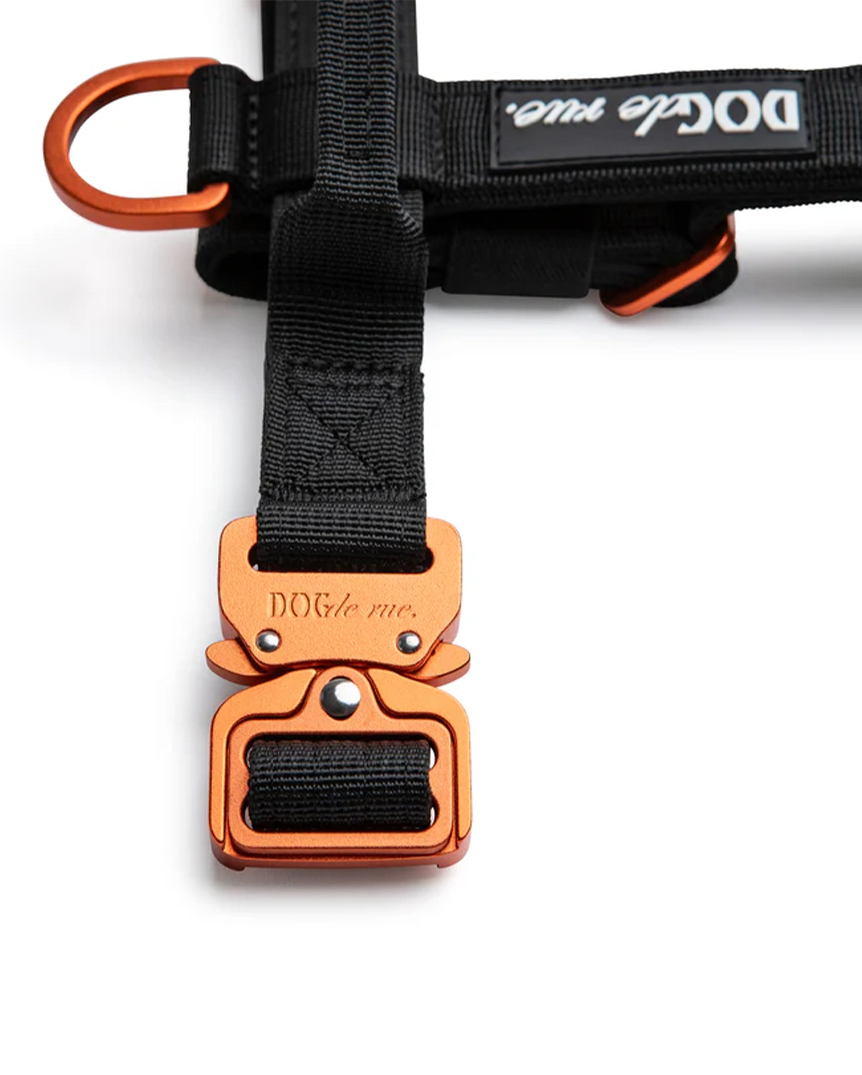 Harnais Anti-Traction Petits Chiens Hot Orange