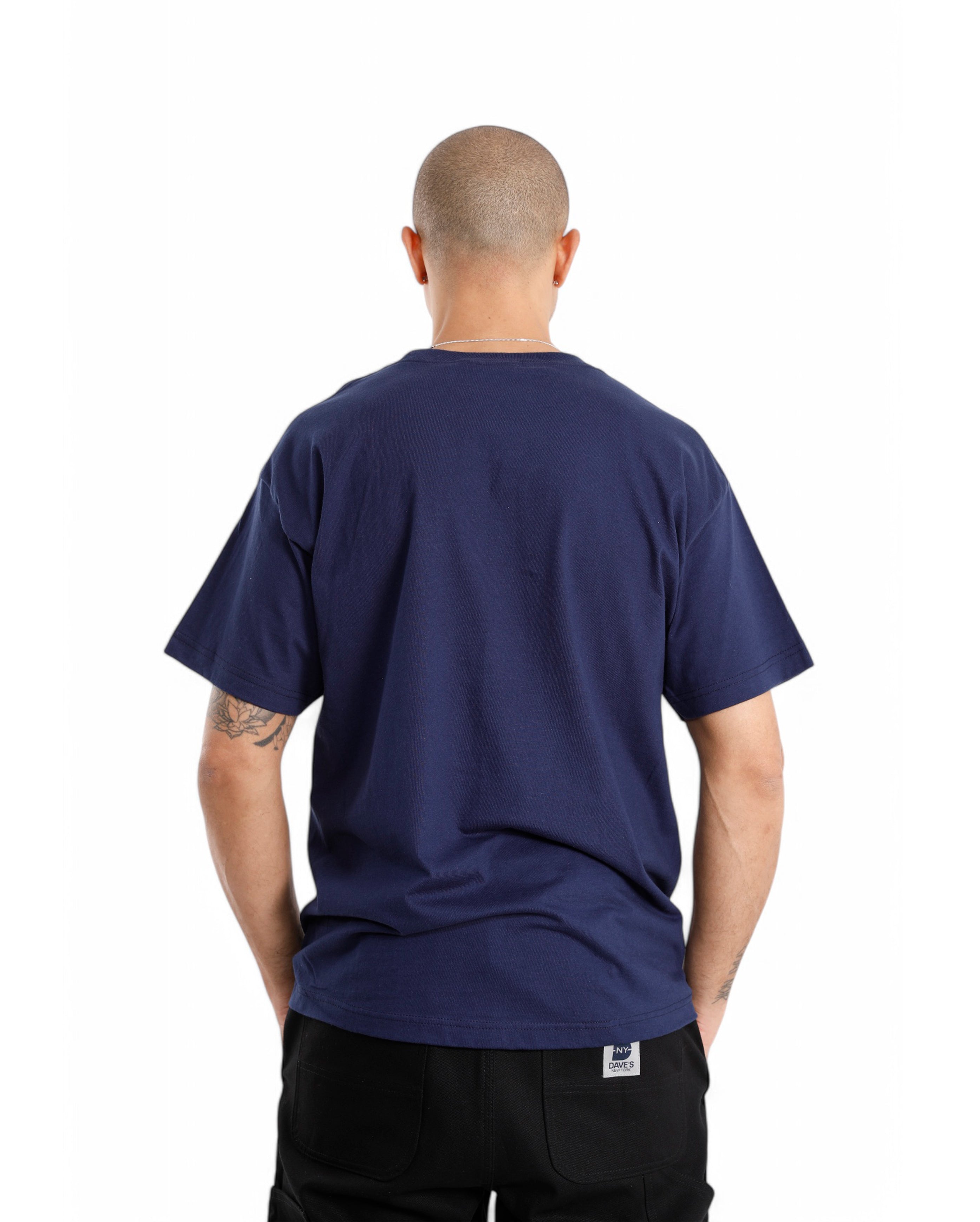 Vintage Logo Short Sleeve Tee Navy - Starcowparis - 3