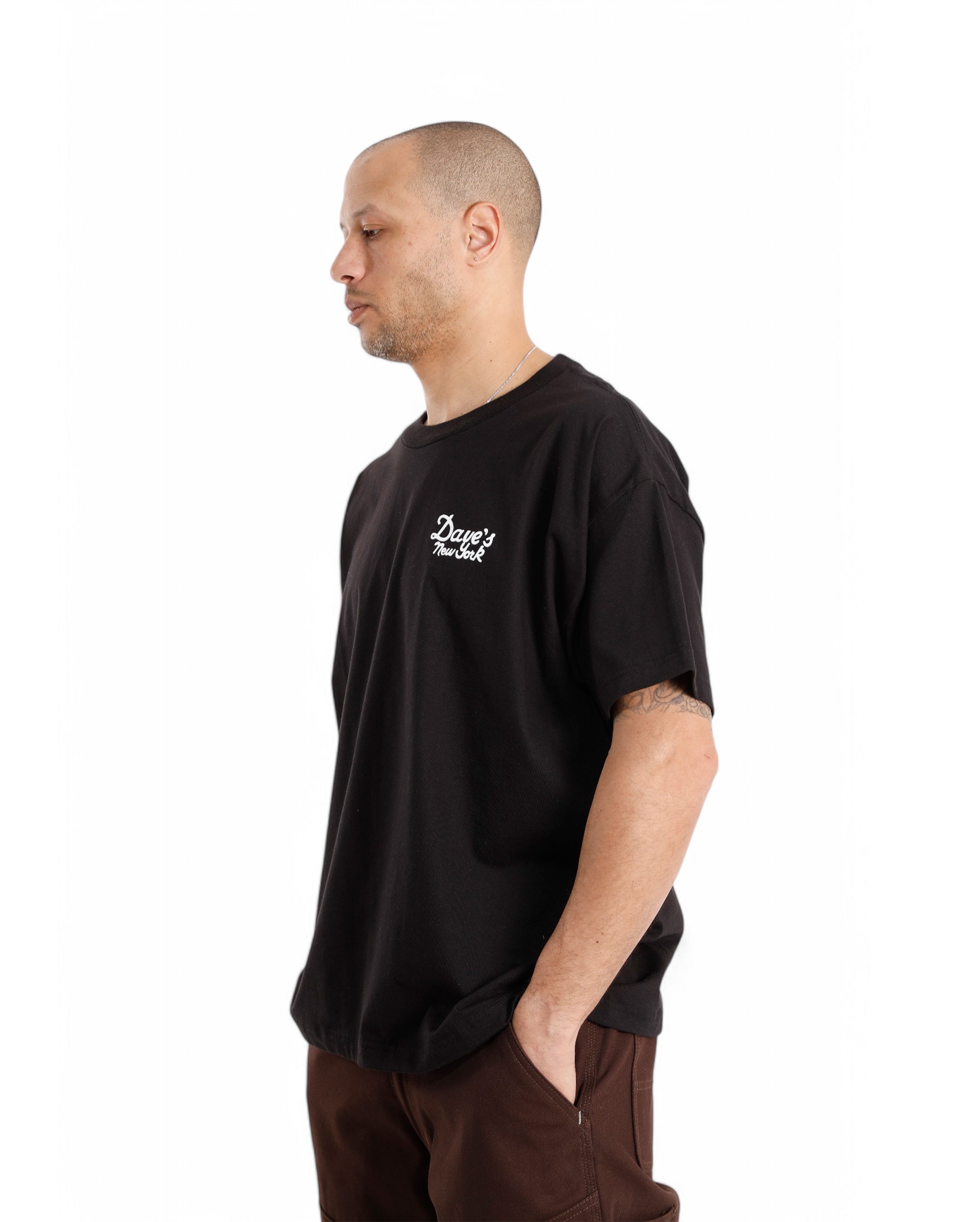 Vintage Logo Short Sleeve Tee Black - Starcowparis - 3