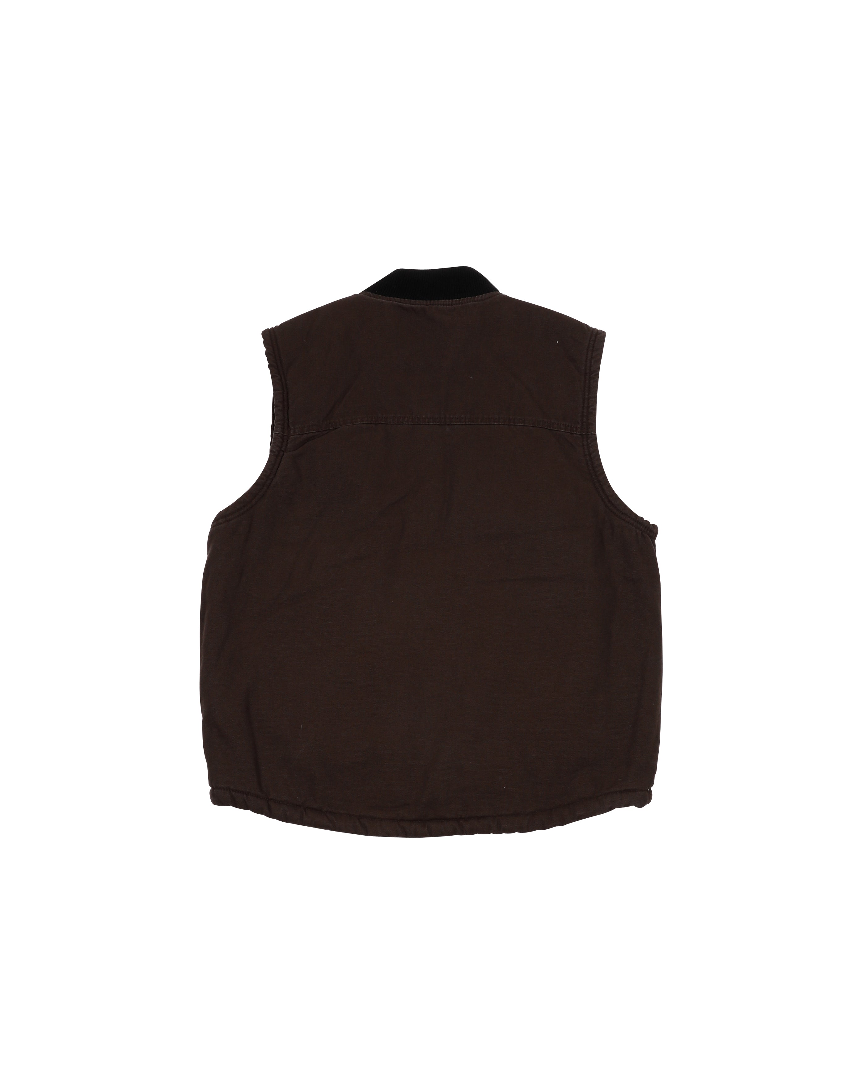 Duck Canvas Vest Dark Brown - Starcowparis