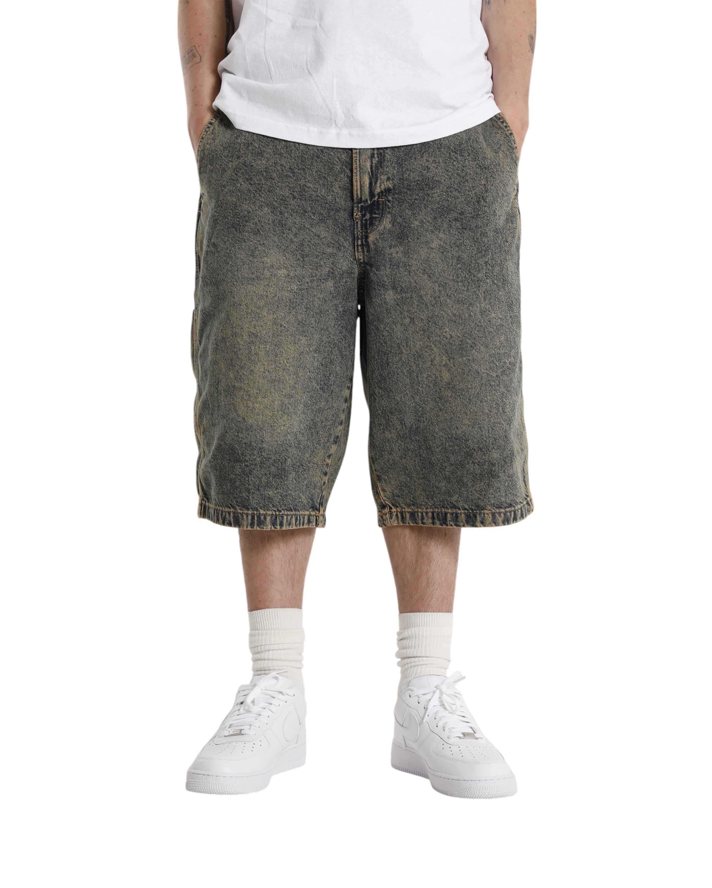 Dickies-Madison Denim Short Yellow Fade Indigo-Starcowparis - Starcowparis - 1