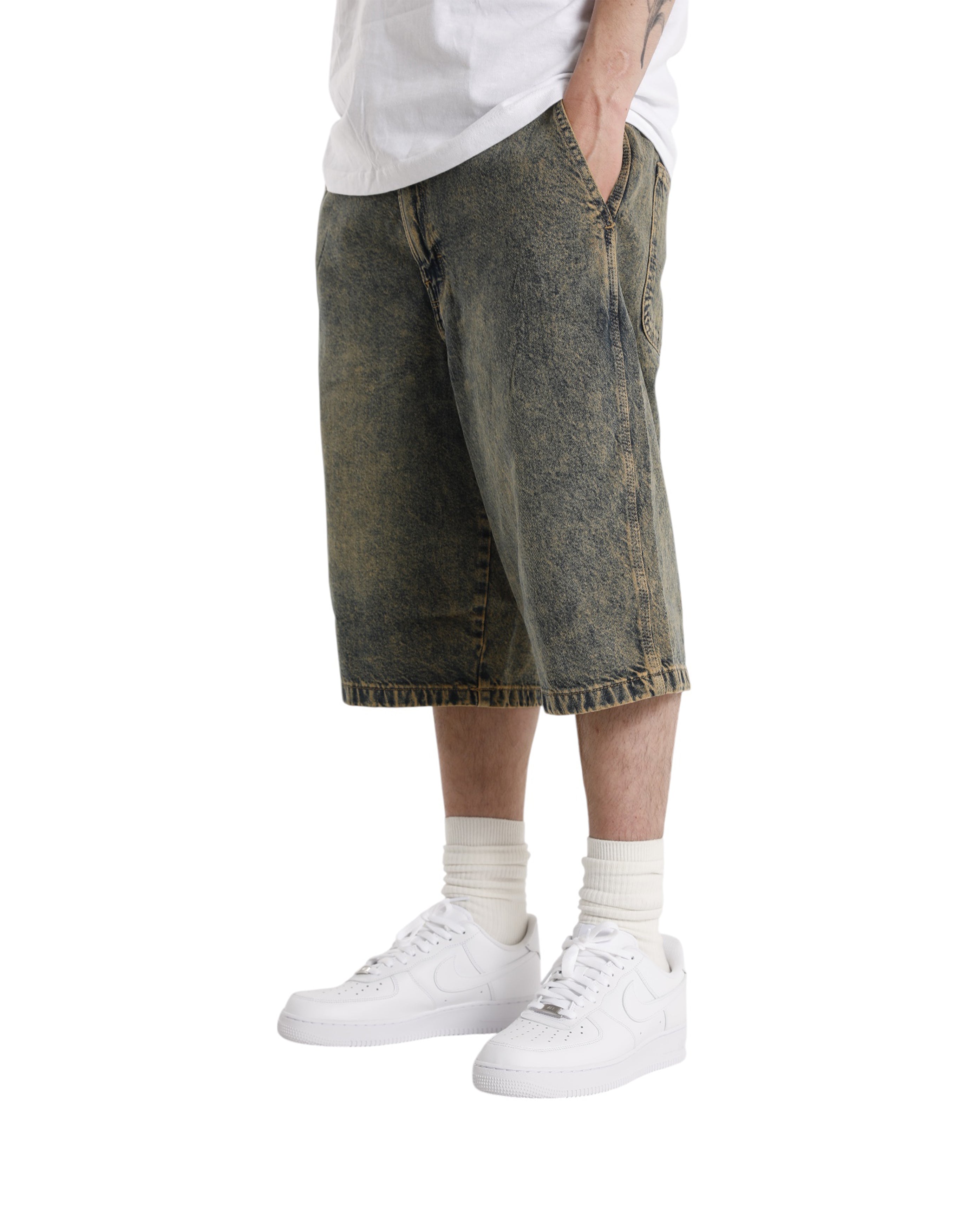Dickies-Madison Denim Short Yellow Fade Indigo-Starcowparis - Starcowparis - 2