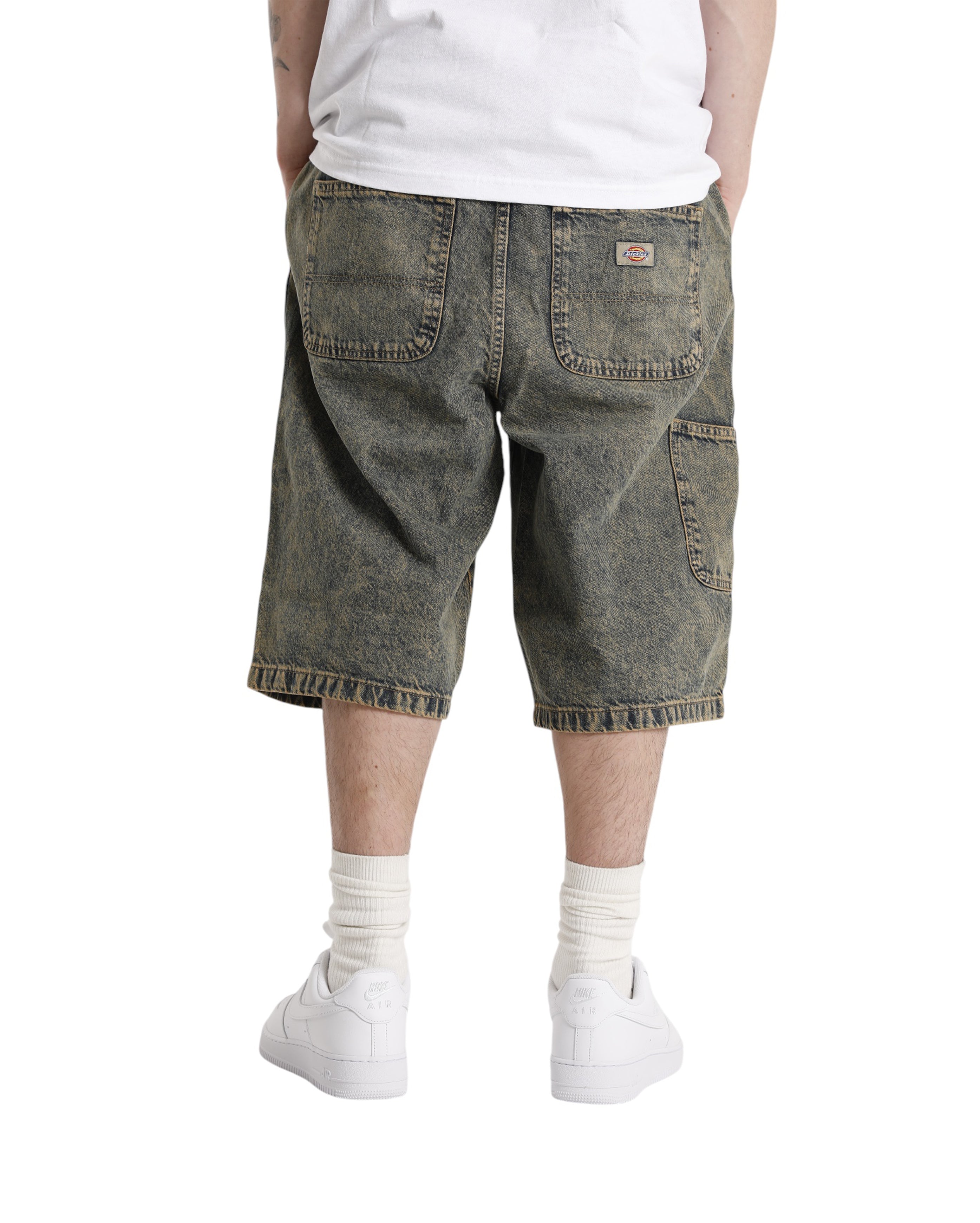 Dickies-Madison Denim Short Yellow Fade Indigo-Starcowparis