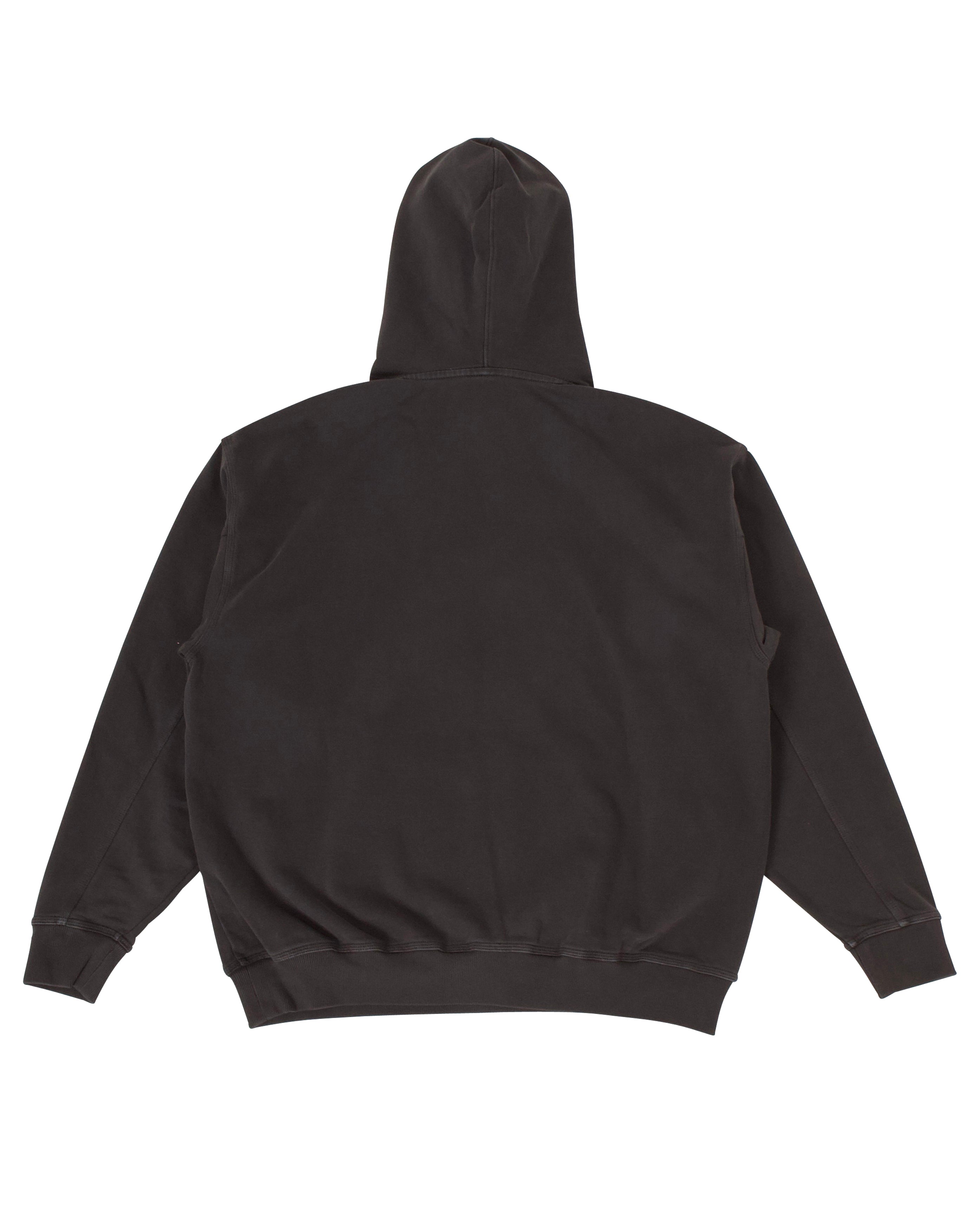 Garment Dyed Hoodie Black Pigment - Starcowparis