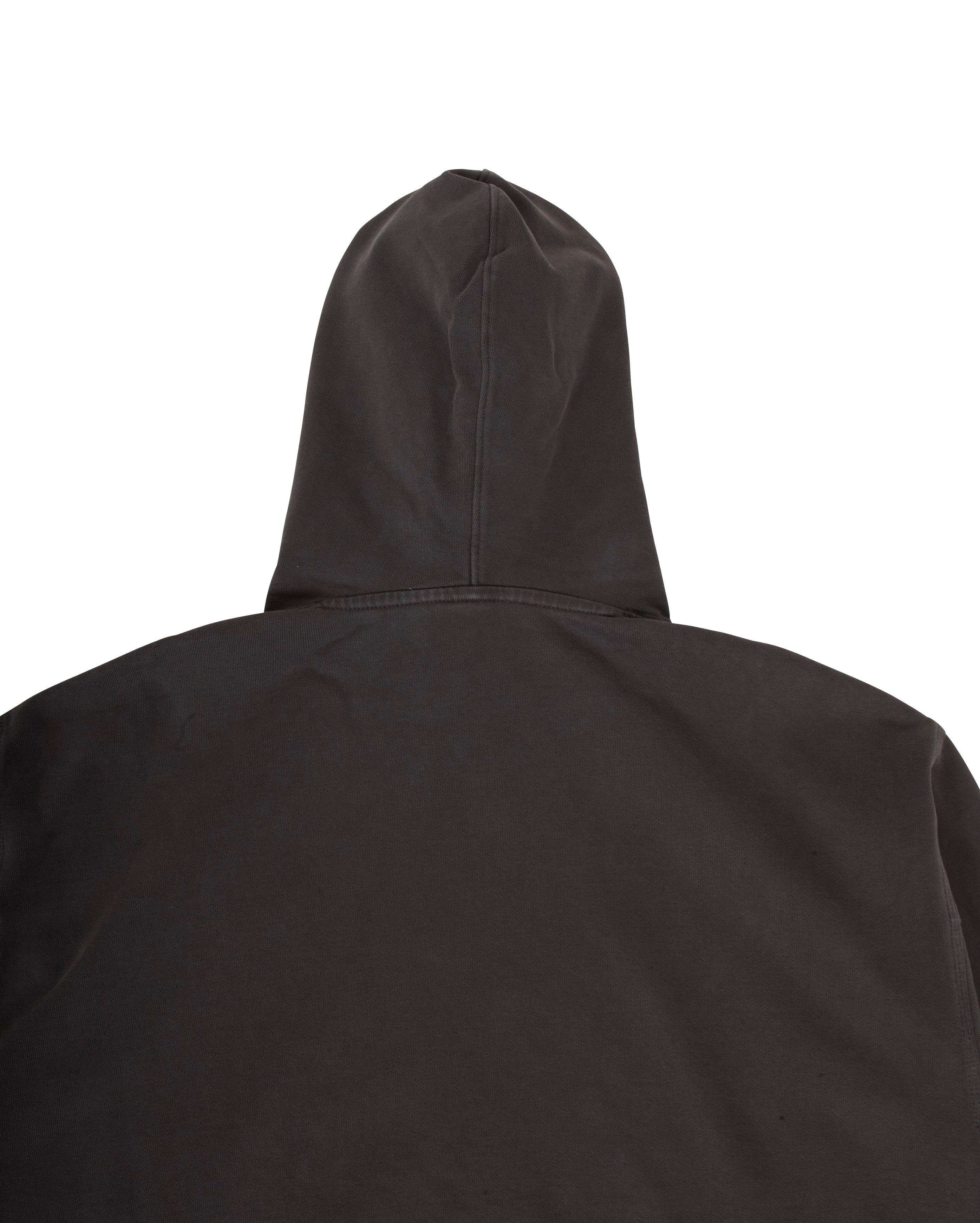 Garment Dyed Hoodie Black Pigment - Starcowparis
