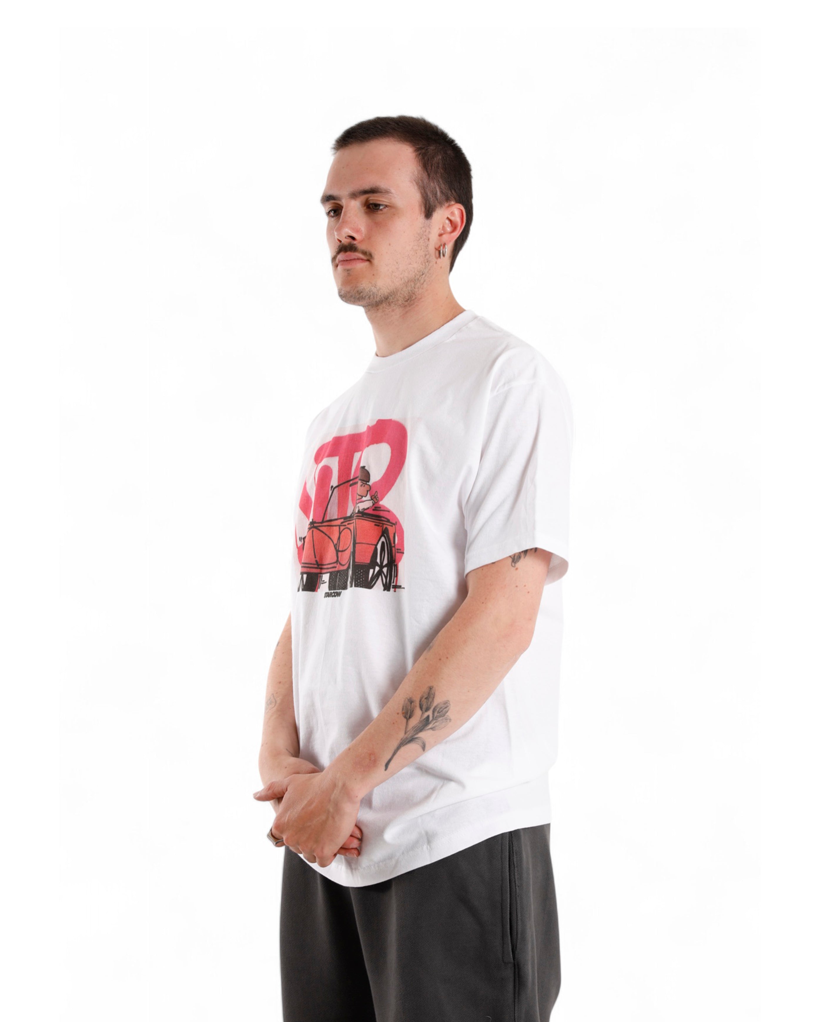 Starcow-Tee Bboy Brown Crew White-Starcowparis