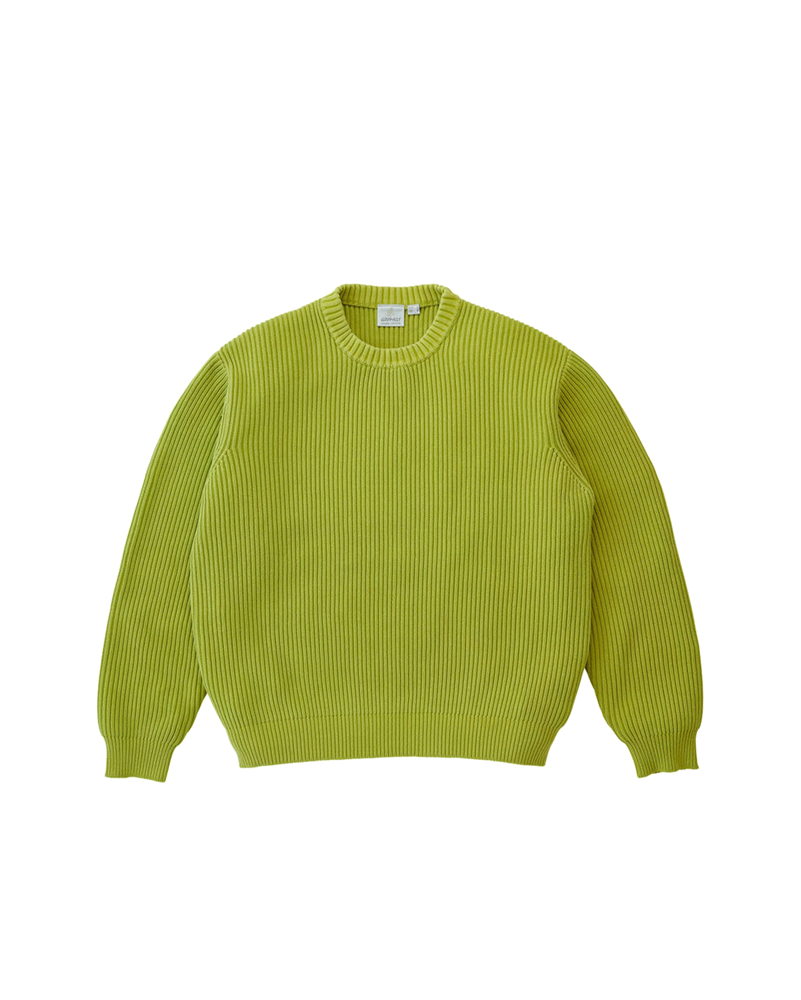 Cotton Knit Sweater Mist Green - Starcowparis - 1