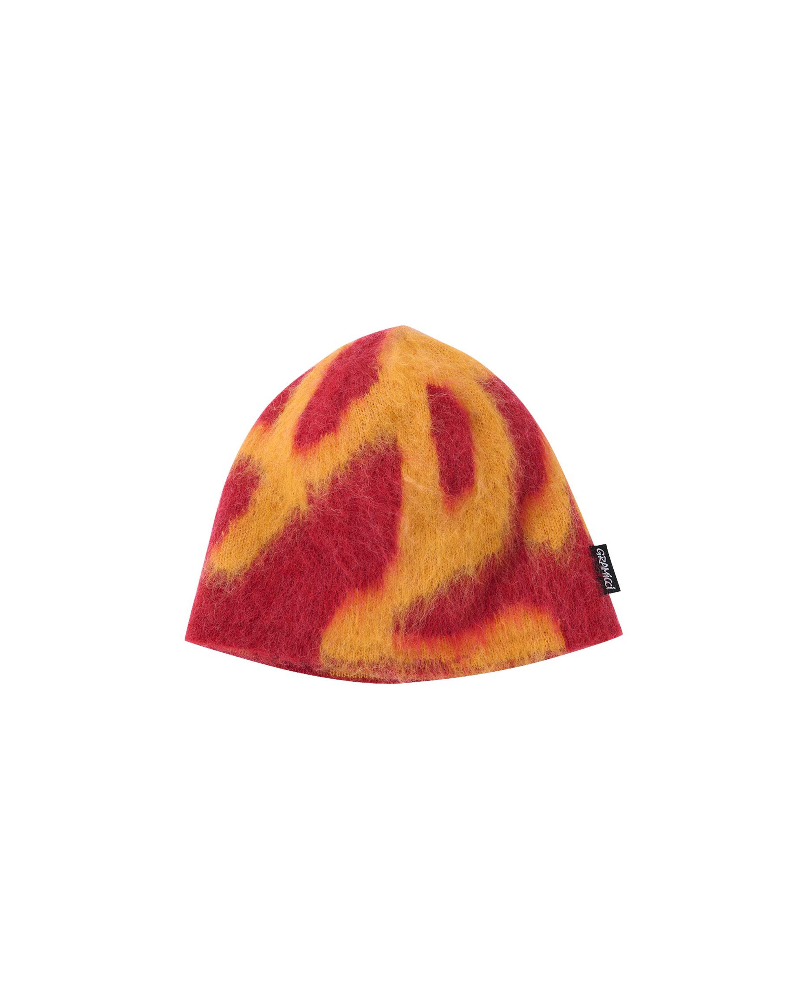 Mohair Burly Runningman Beanie Burnt Orange - Starcowparis - 1