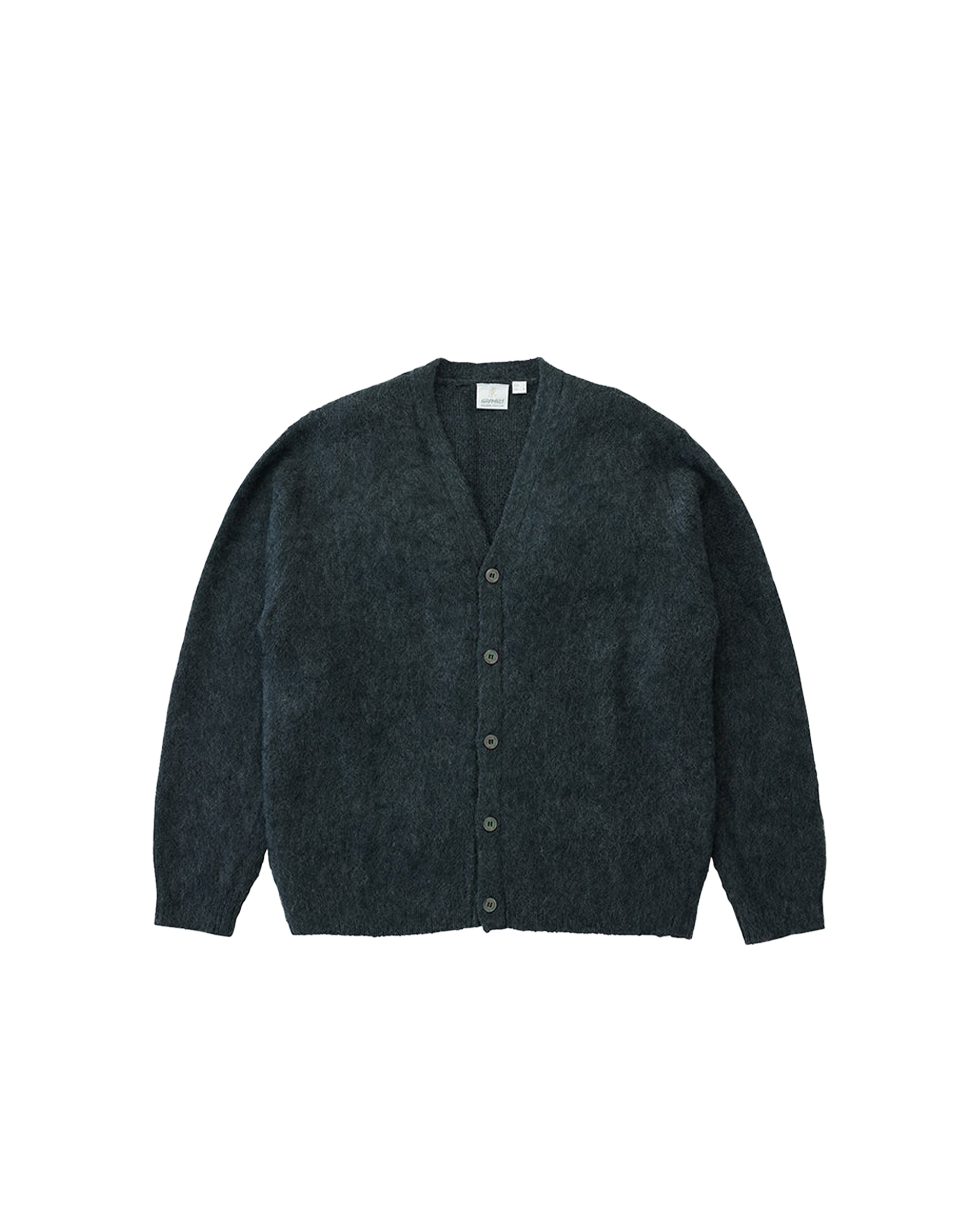 Mohair Cardigan Charcoal - Starcowparis - 1