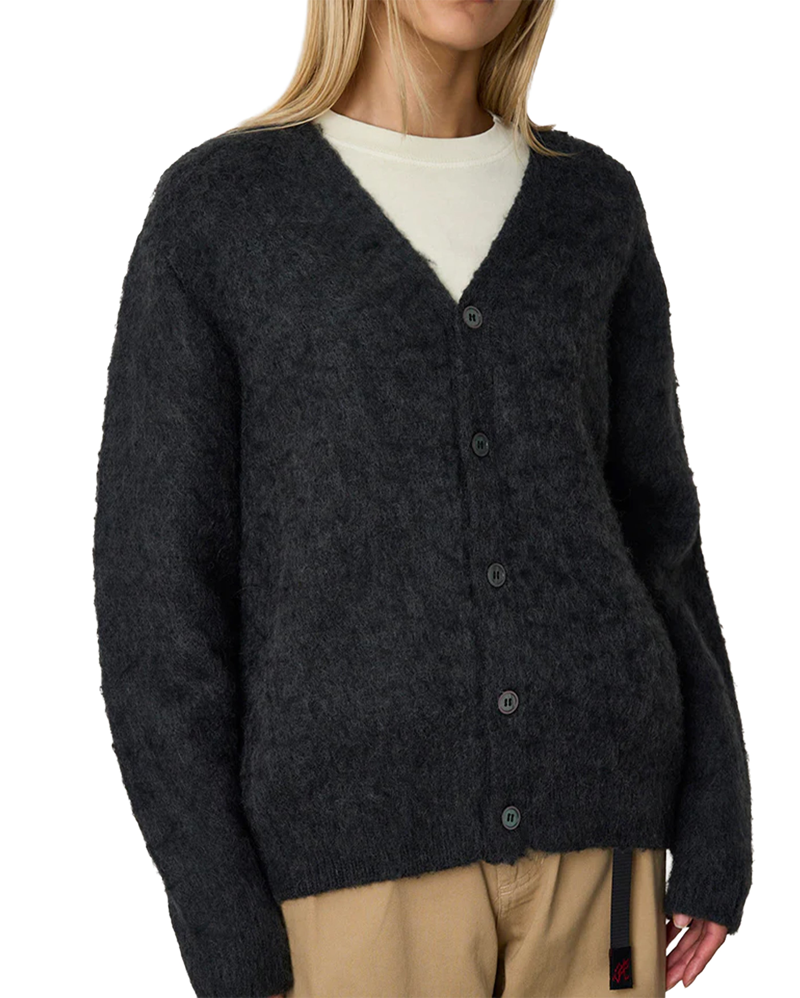 Mohair Cardigan Charcoal - Starcowparis - 2