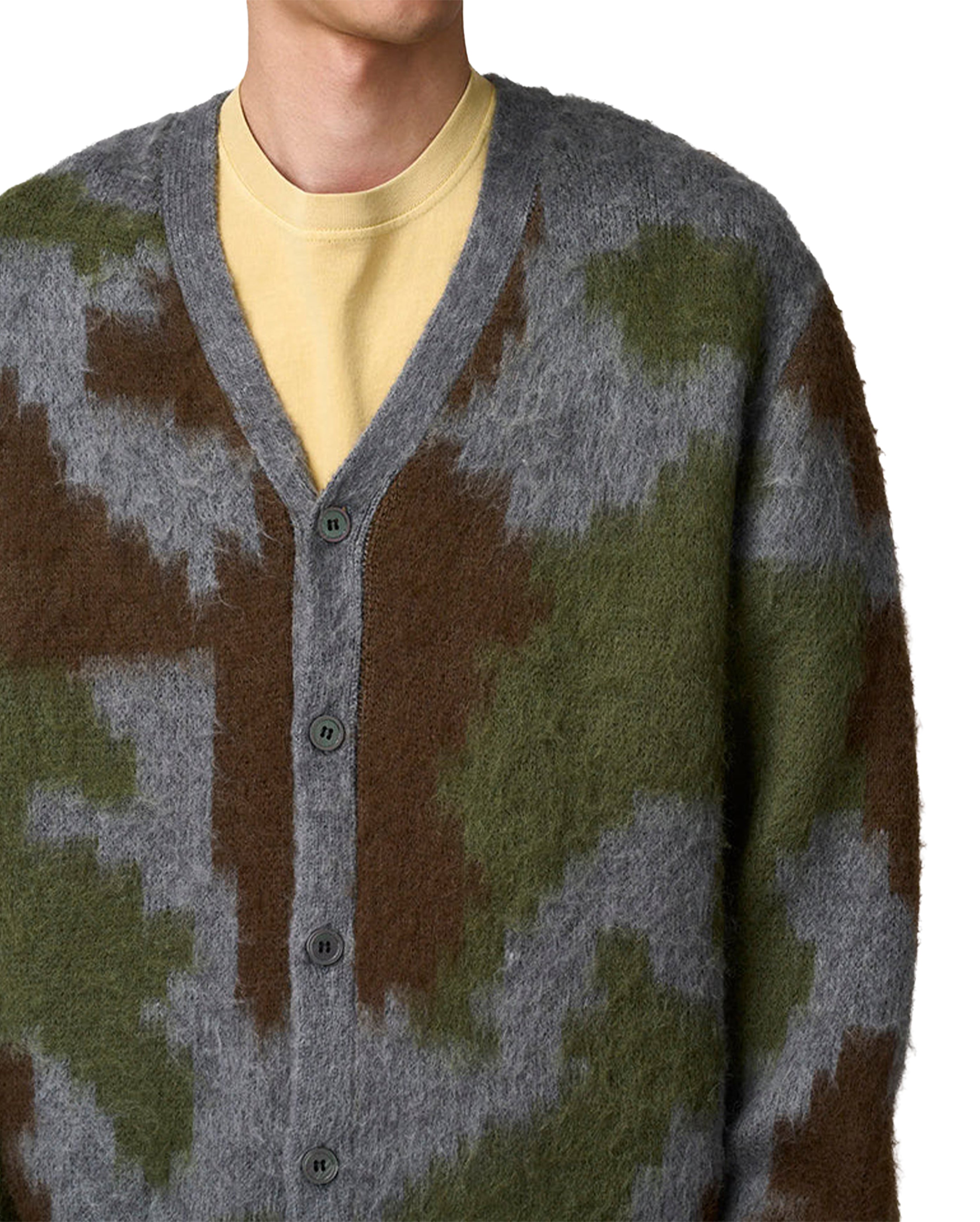 Mohair Cardigan Jungle Digi Camo - Starcowparis - 2