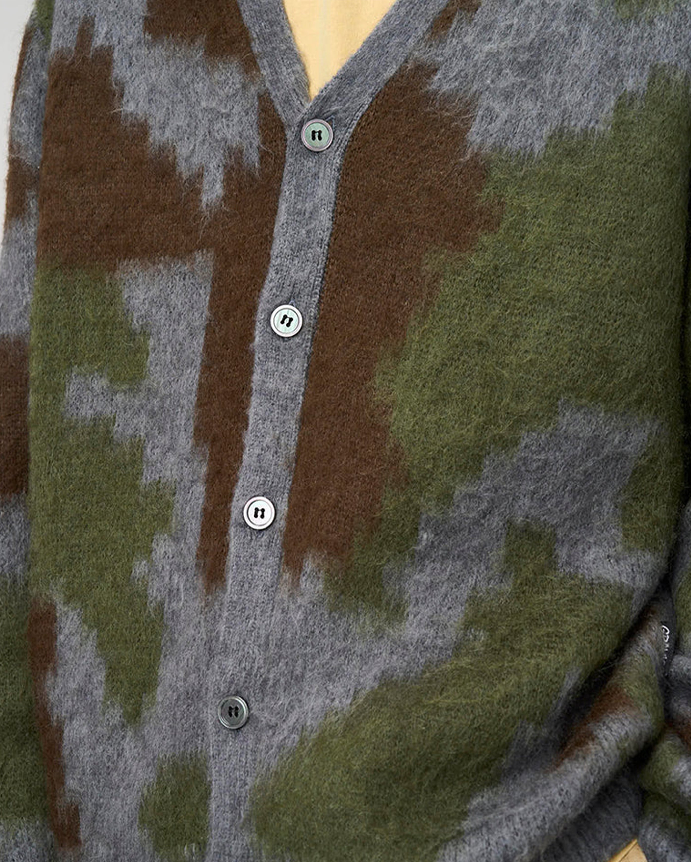 Mohair Cardigan Jungle Digi Camo - Starcowparis - 3