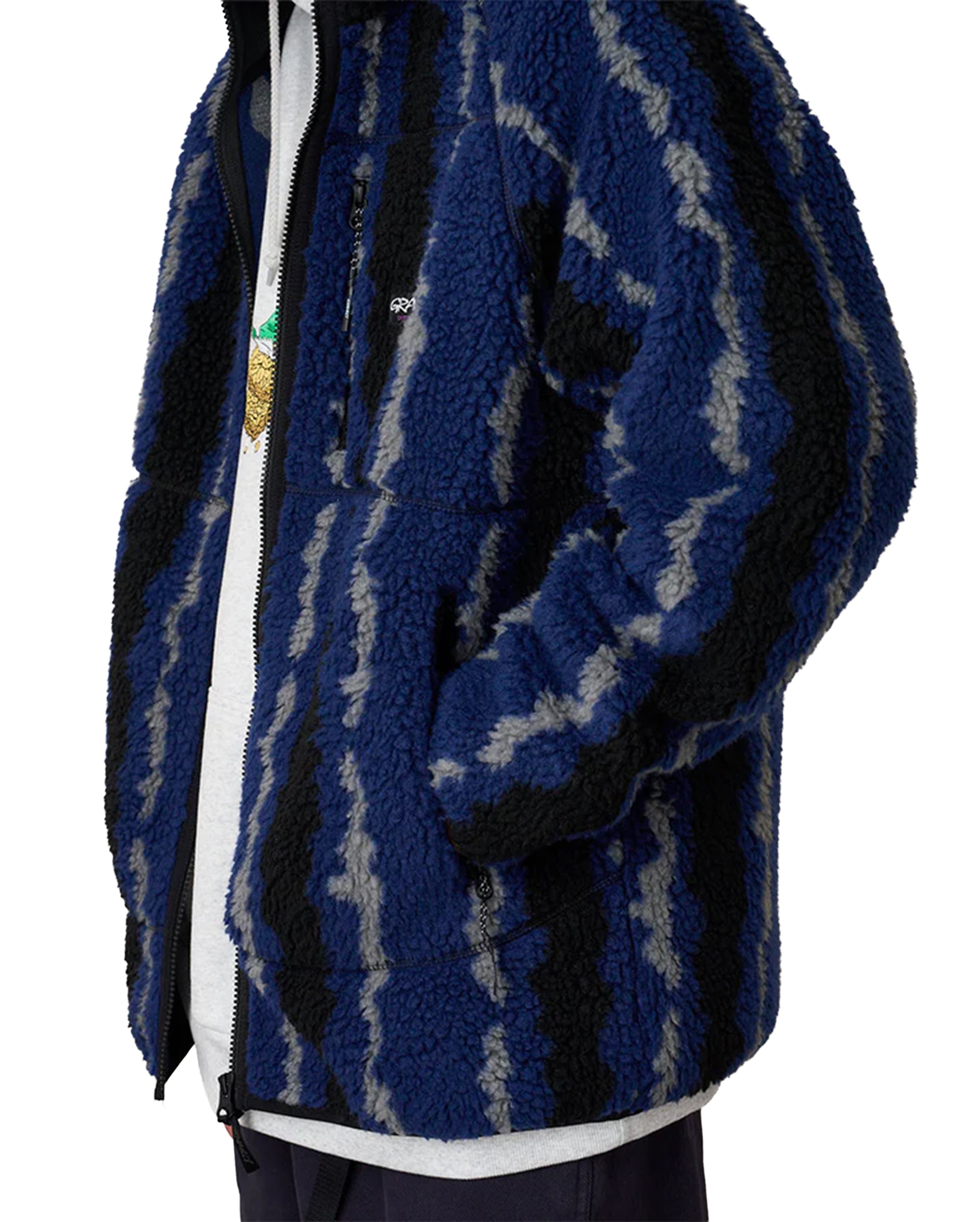 Ripple Sherpa Jacket Navy