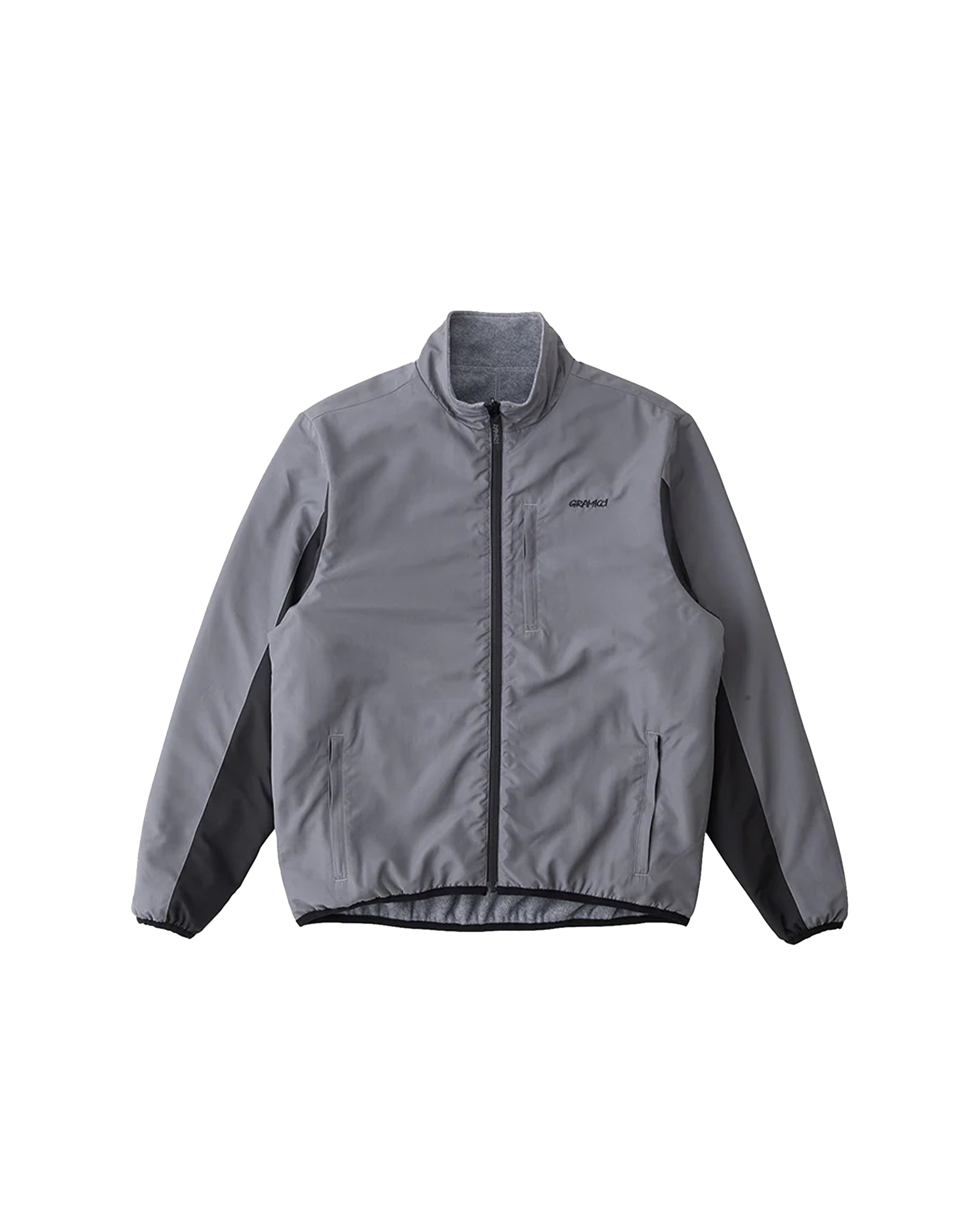Thermal Fleece Reversible Jacket Heather Grey