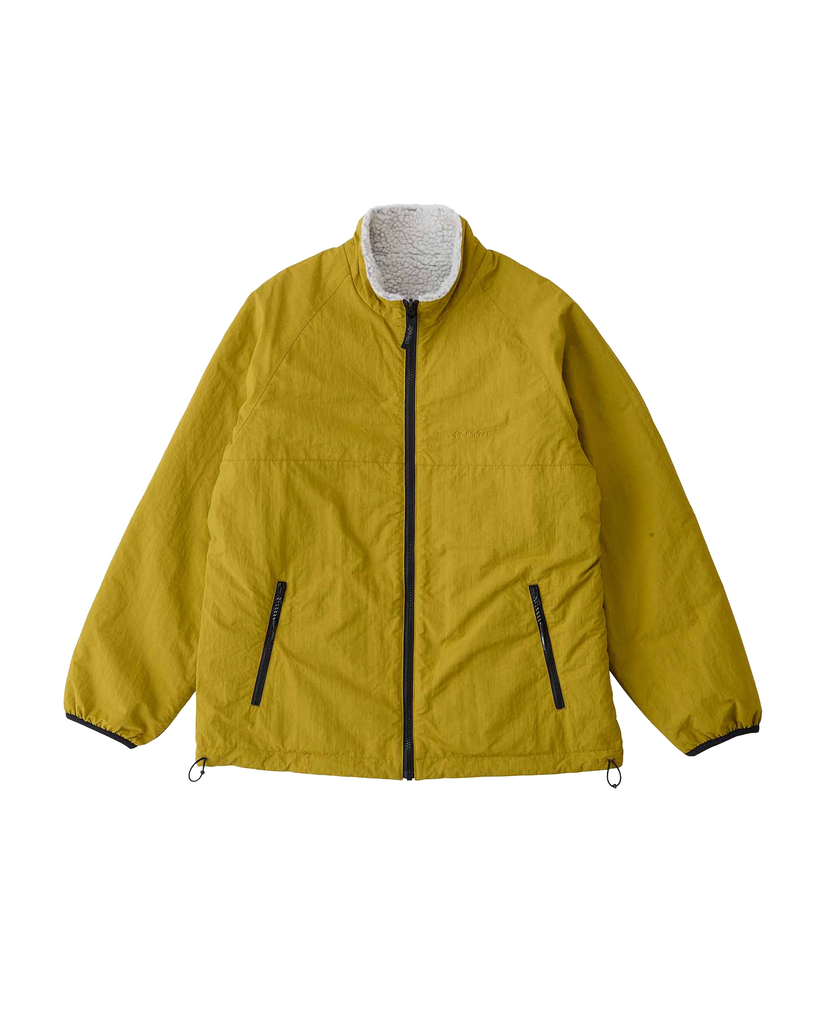 Thermal Fleece Reversible Jacket Natural Chartreuse - Starcowparis - 1
