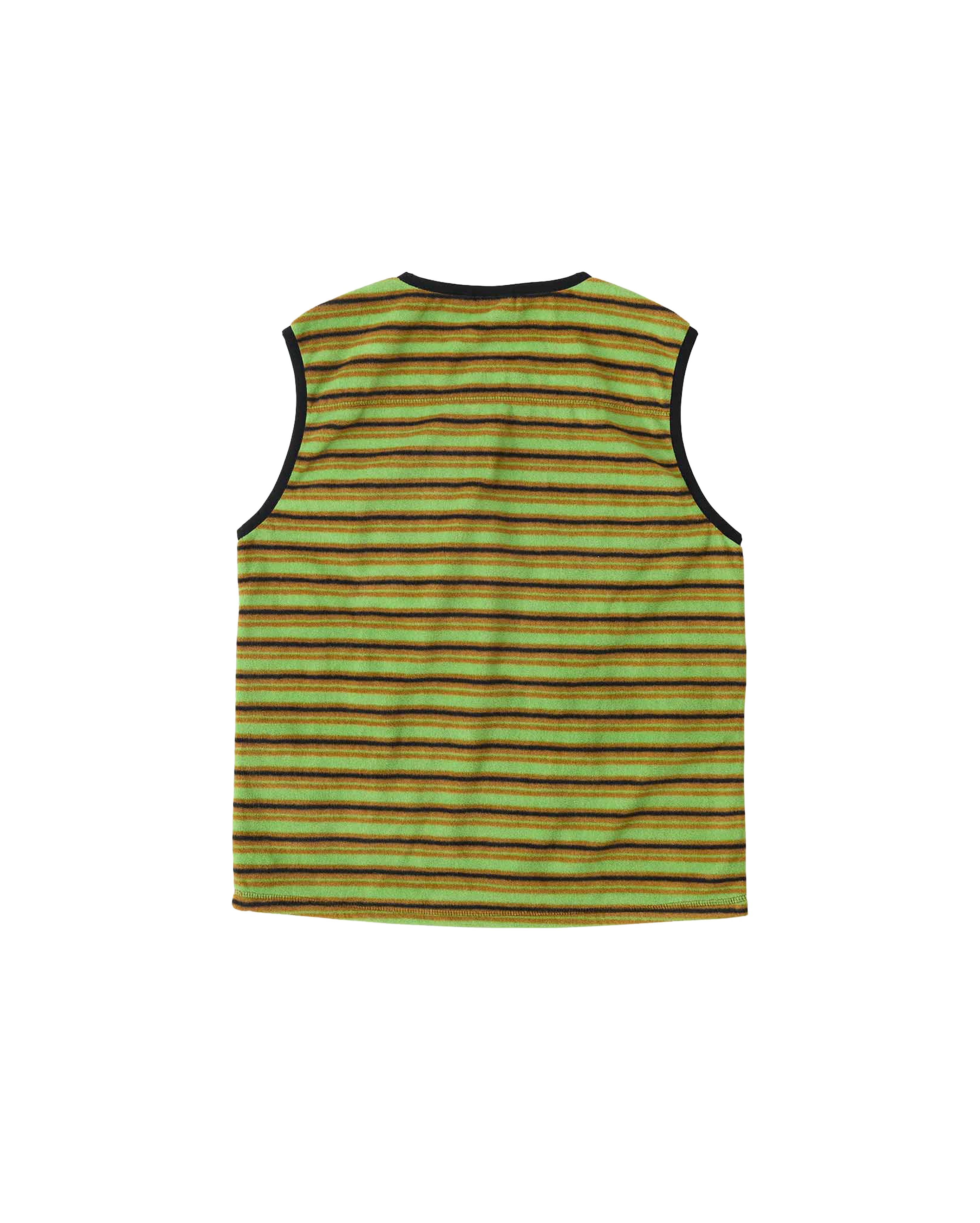 Thermal Fleece W'S Pullover Chartreuse Stripe