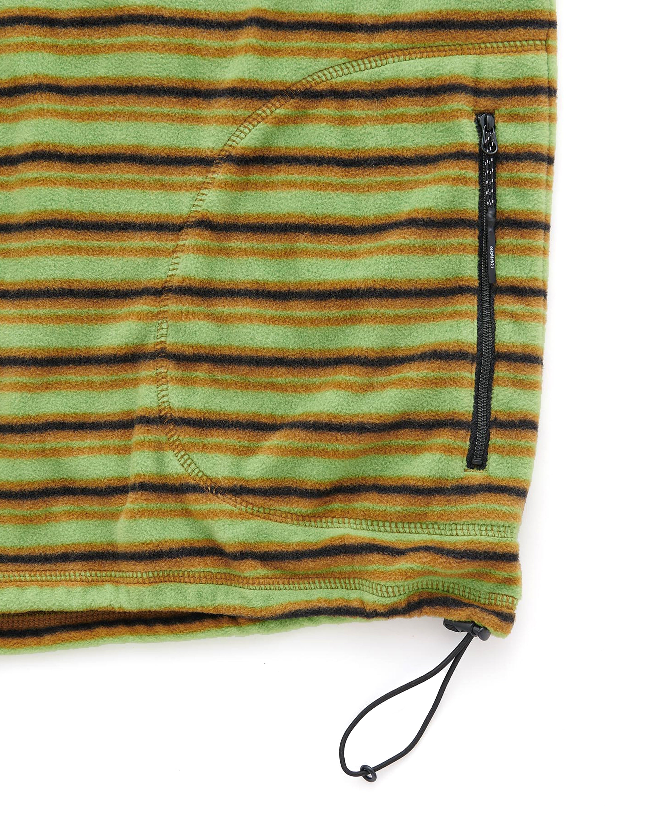 Thermal Fleece W'S Pullover Chartreuse Stripe