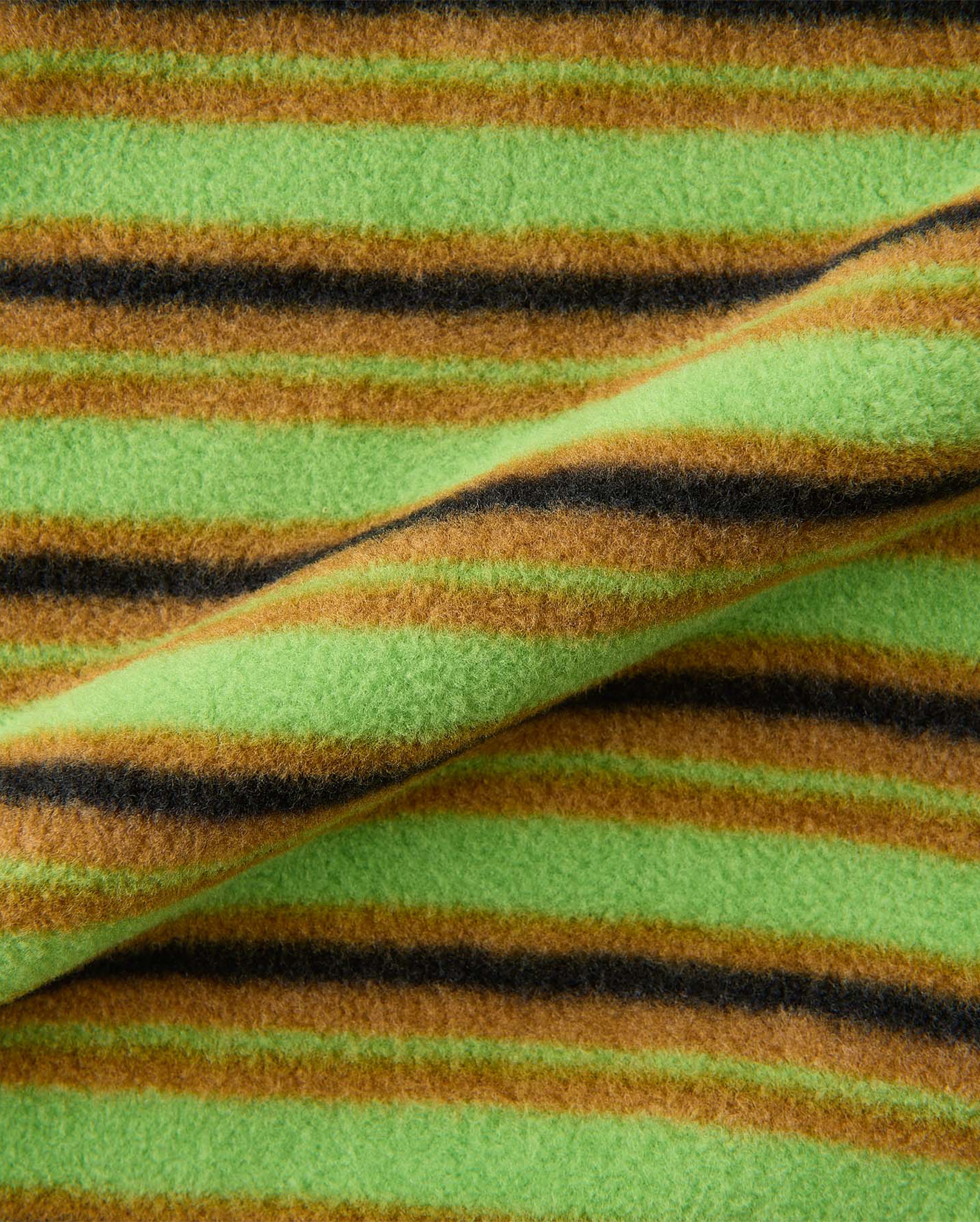 Thermal Fleece W'S Pullover Chartreuse Stripe