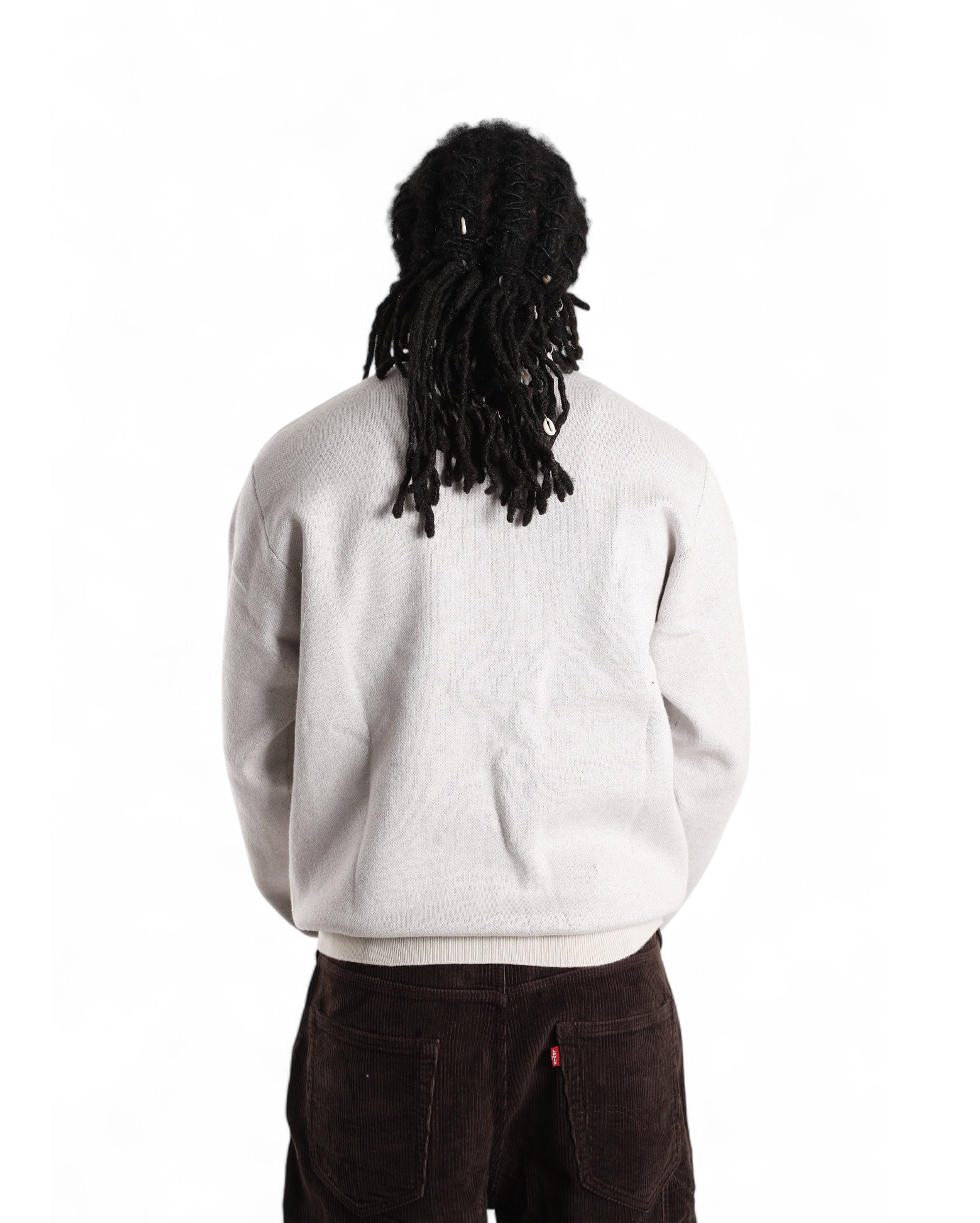 Hélas-Spirit Crewneck Knit Off White-Starcowparis