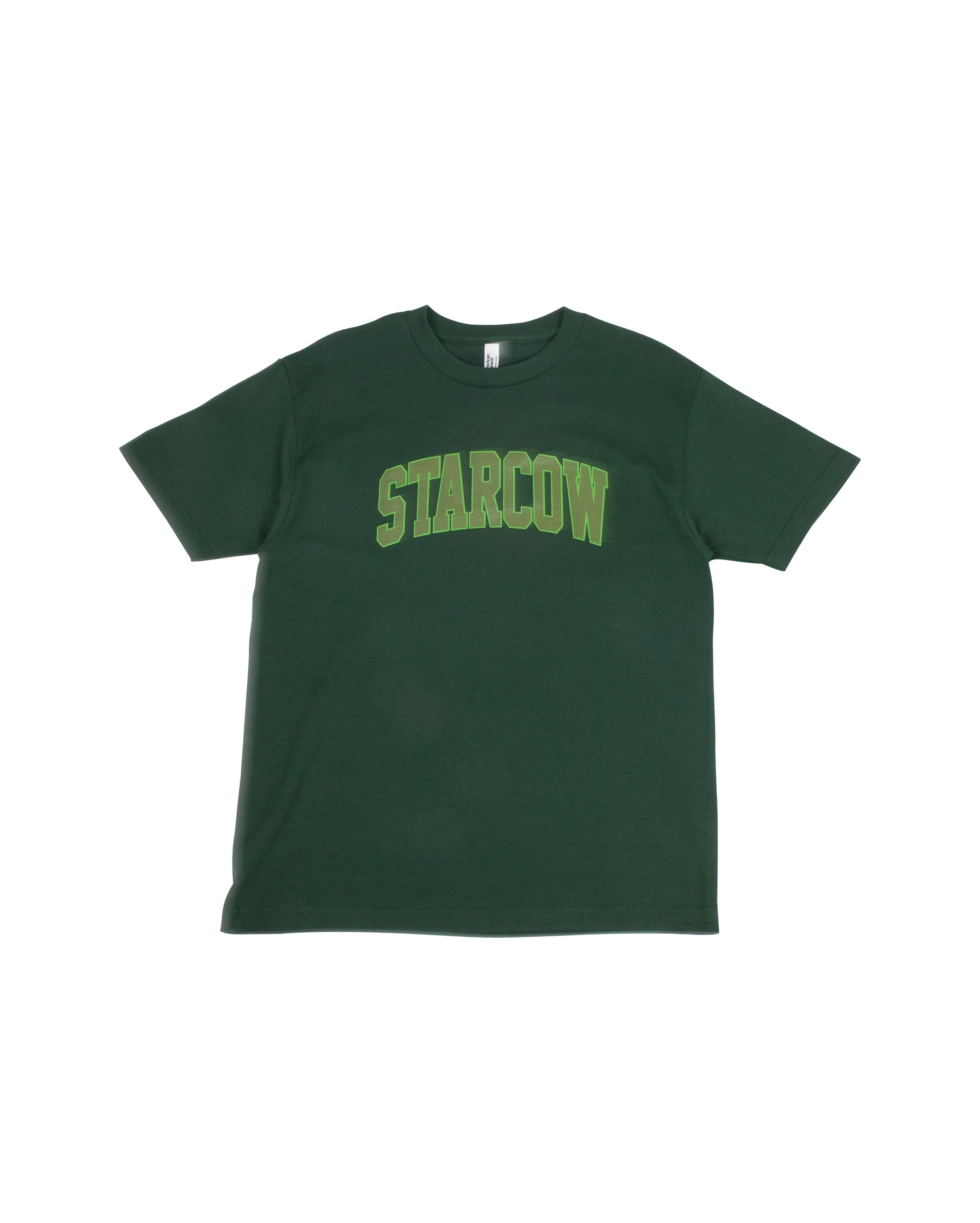 College Tee Forest Green Neon - Starcowparis