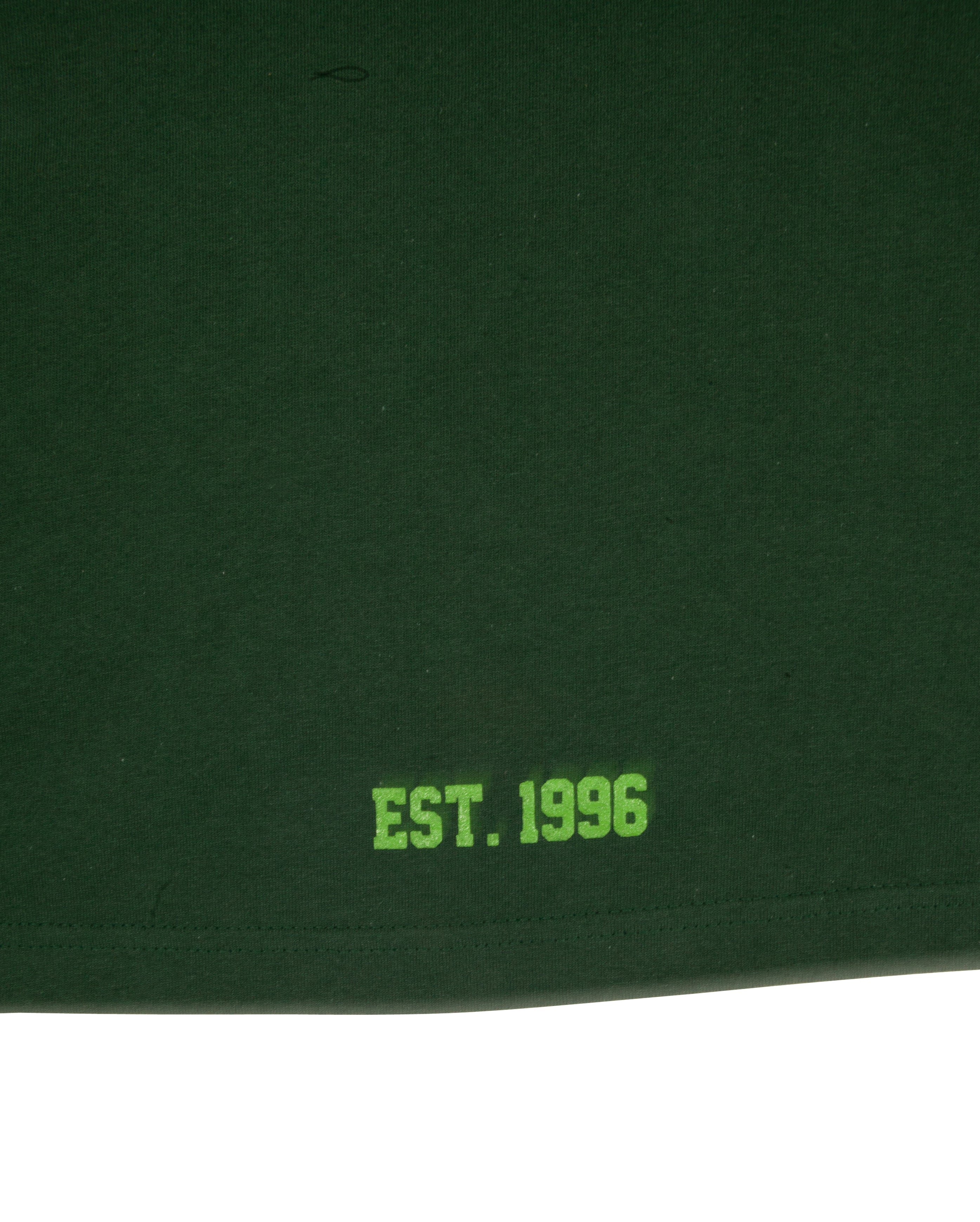 College Tee Forest Green Neon - Starcowparis