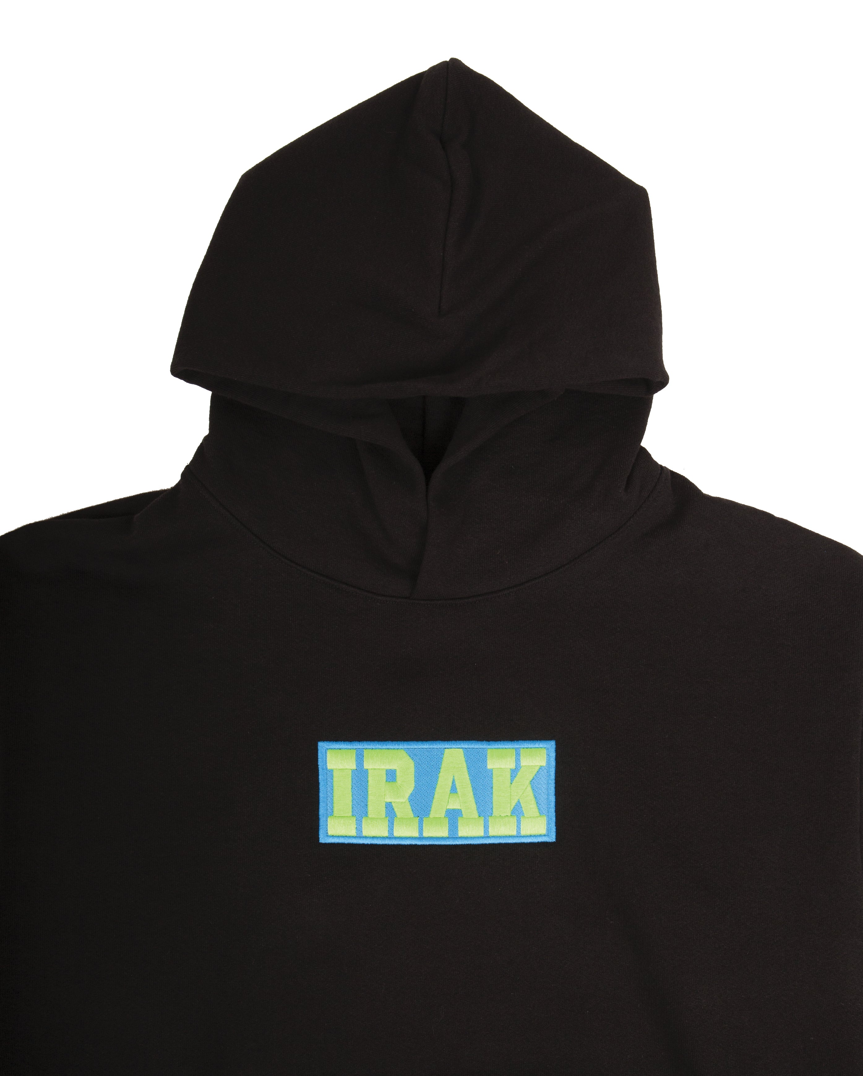 Neon Irak Logo Hoody Black