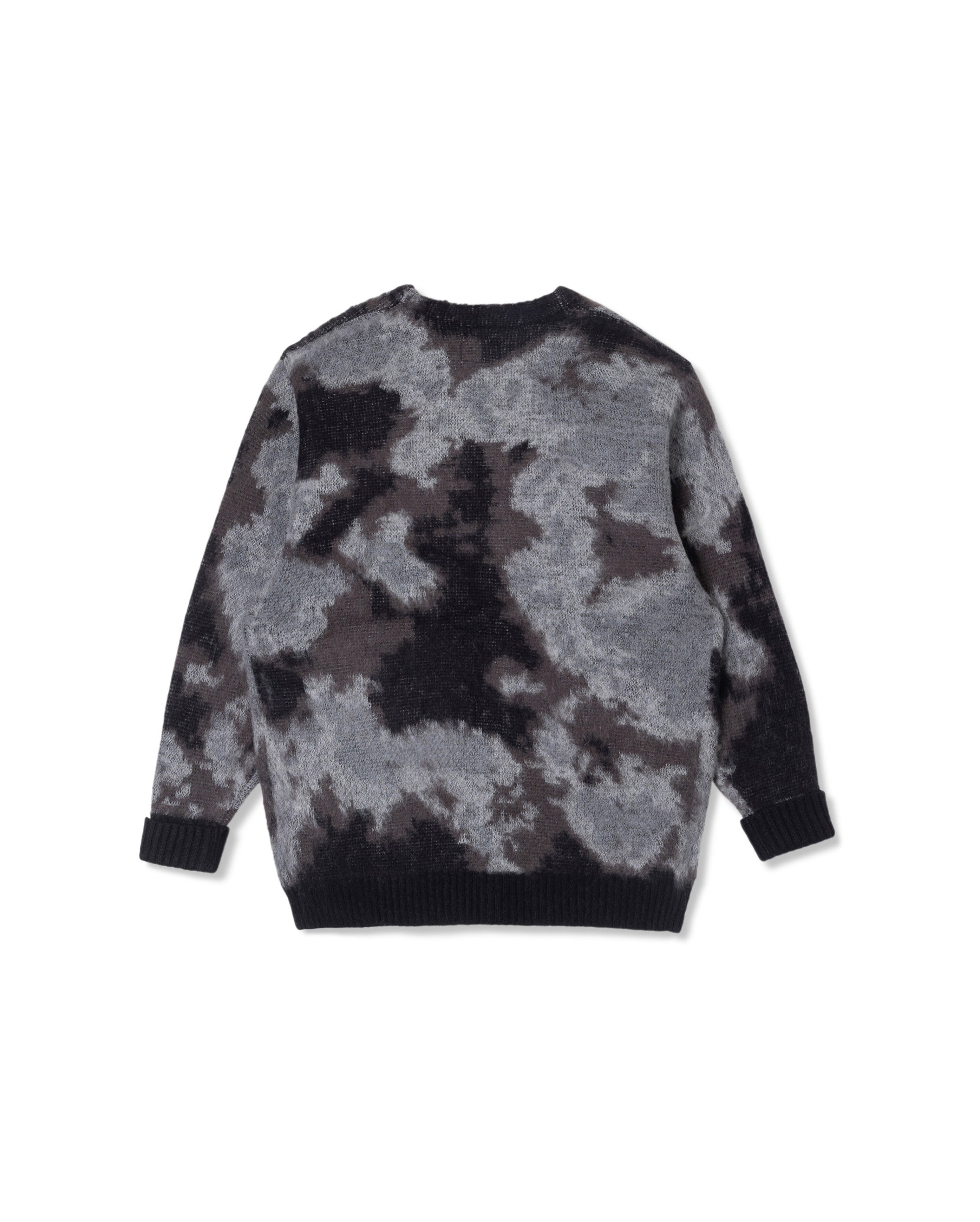 Blurry Jaquard Cardigan Black