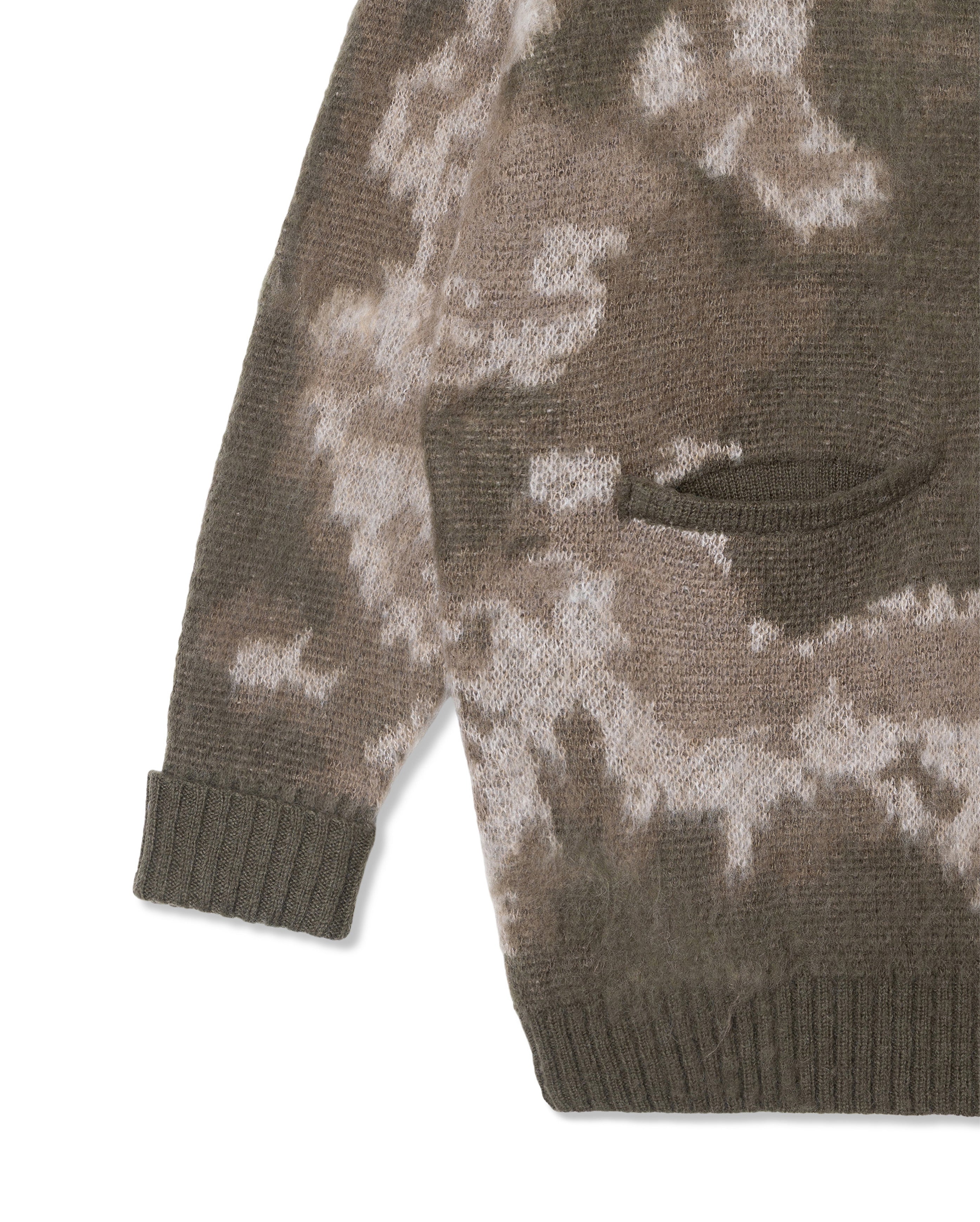 Blurry Jaquard Cardigan Grey
