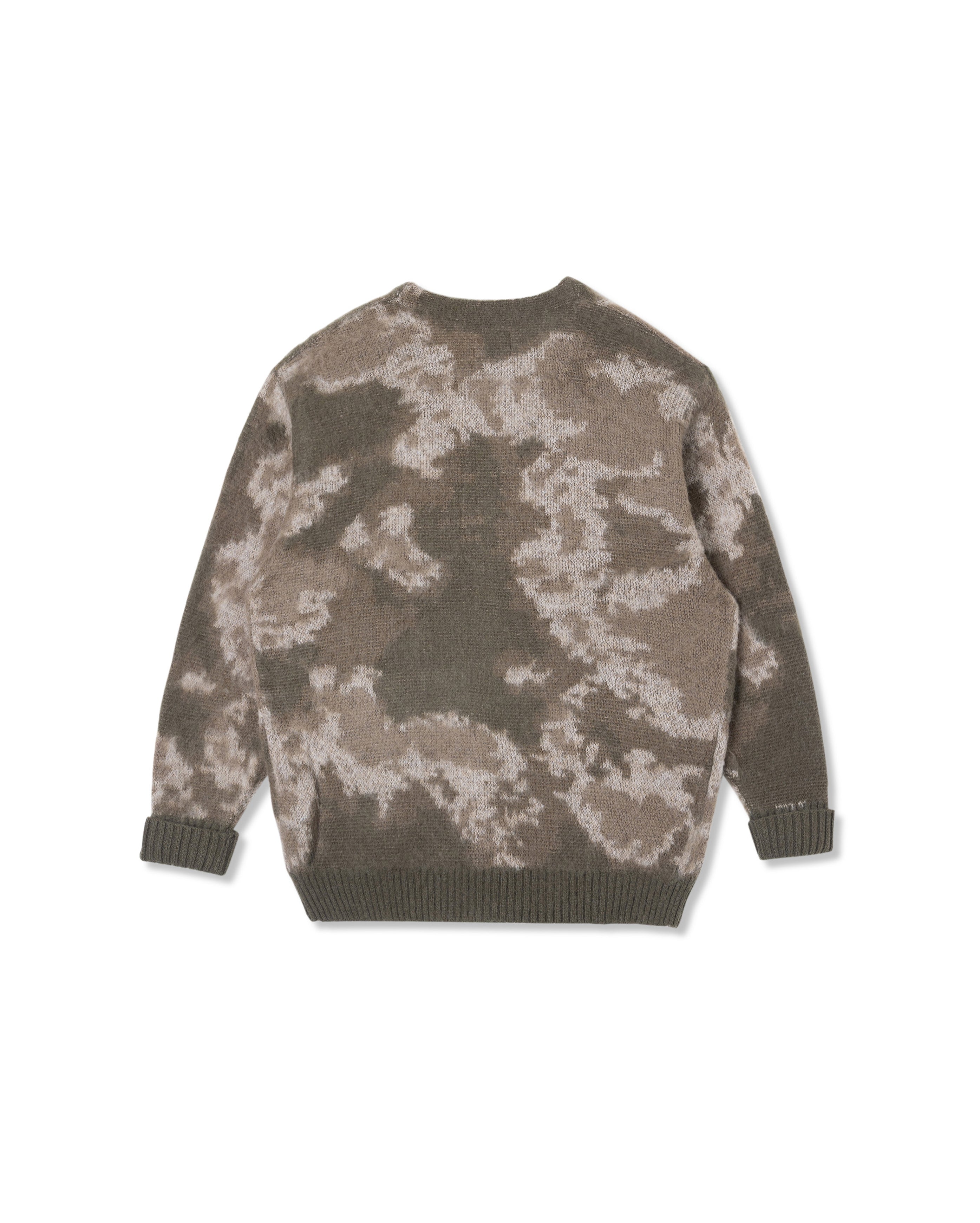 Blurry Jaquard Cardigan Grey