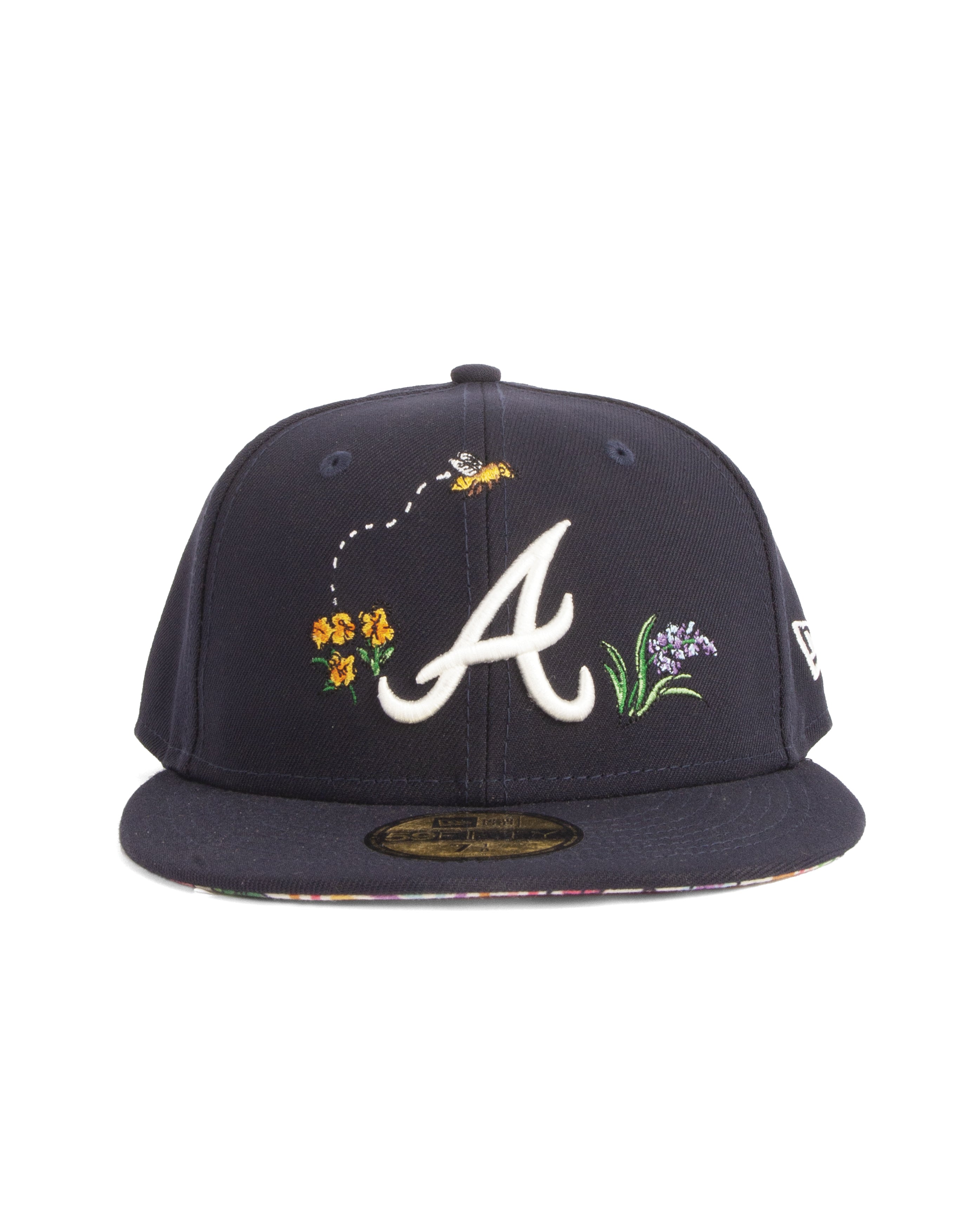 5950 Atlanta Braves Watercolor Floral