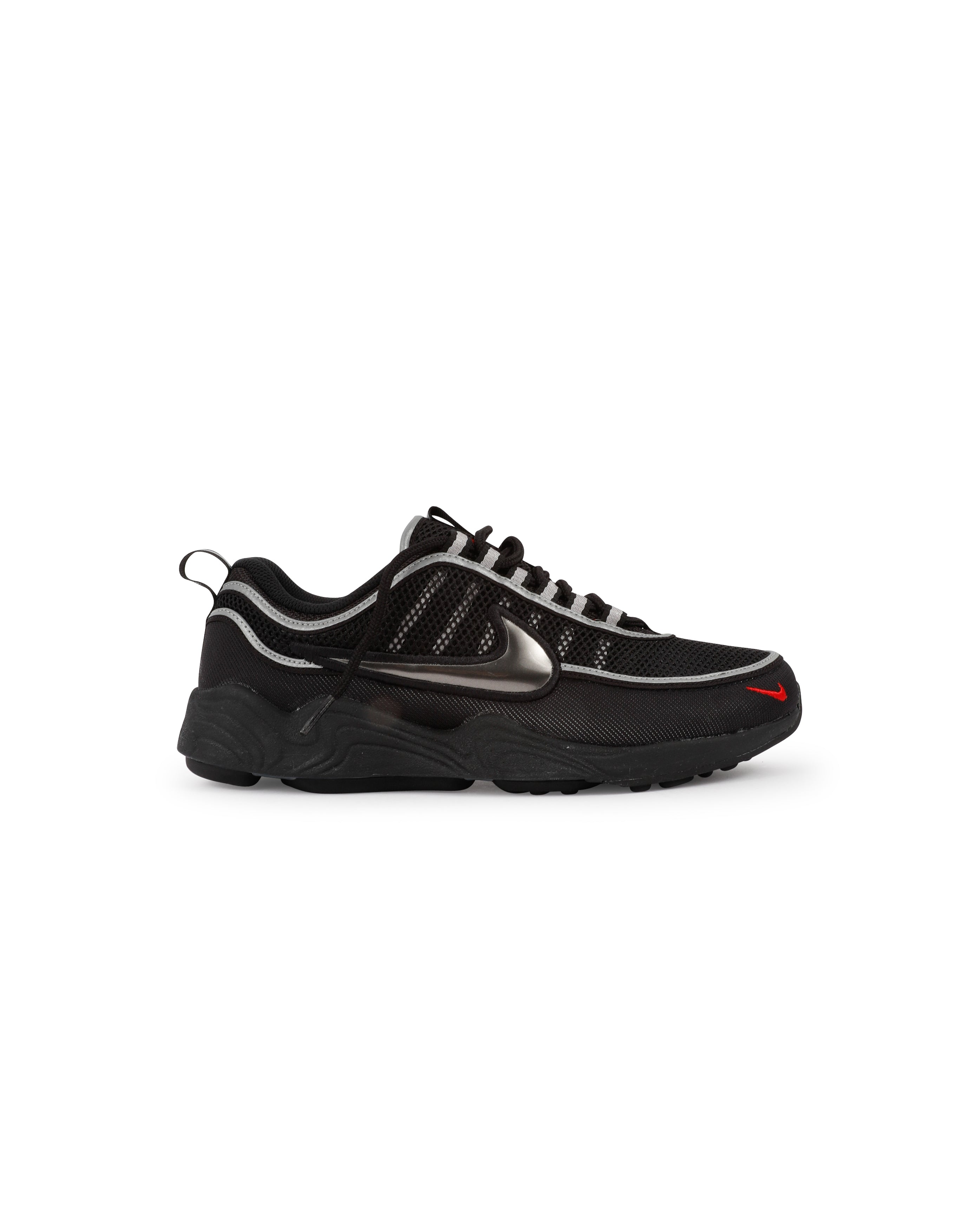 Nike-Air Zoom Spiridon Black Metallic Silver-Starcowparis