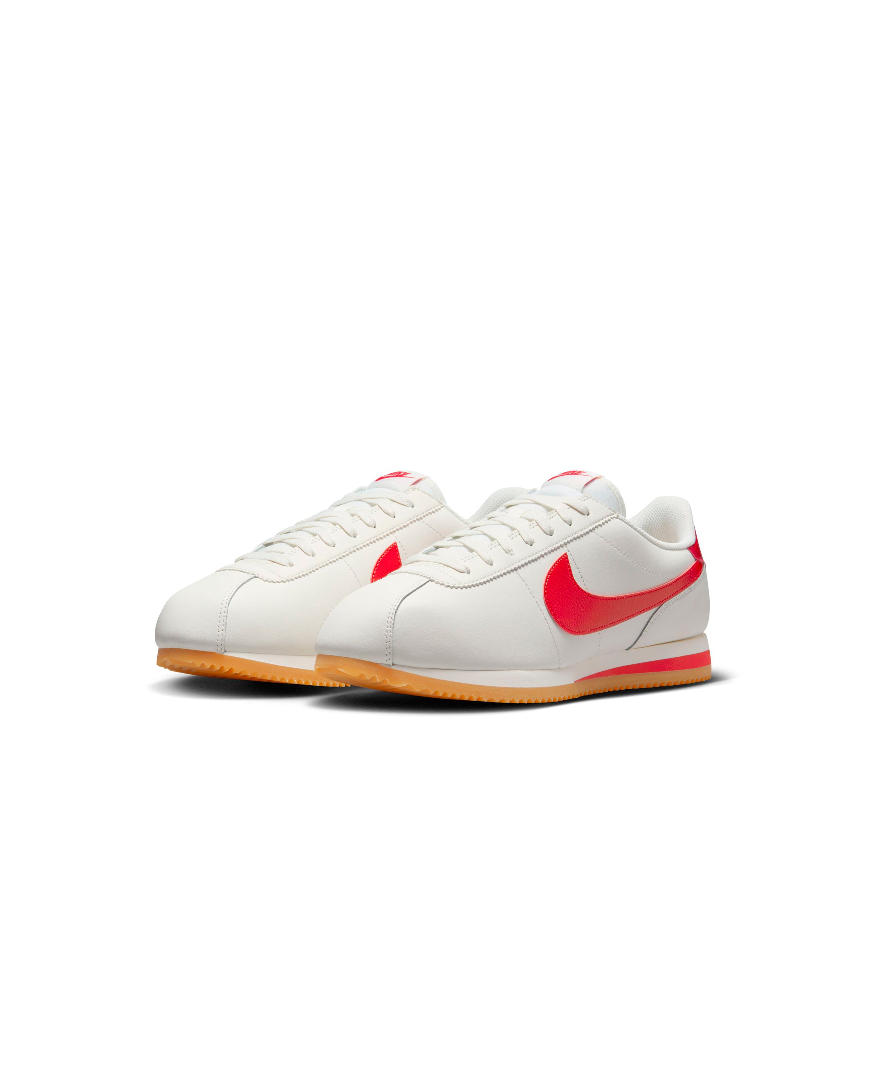 Nike-Cortez Leather Sail Gum University Red-Starcowparis