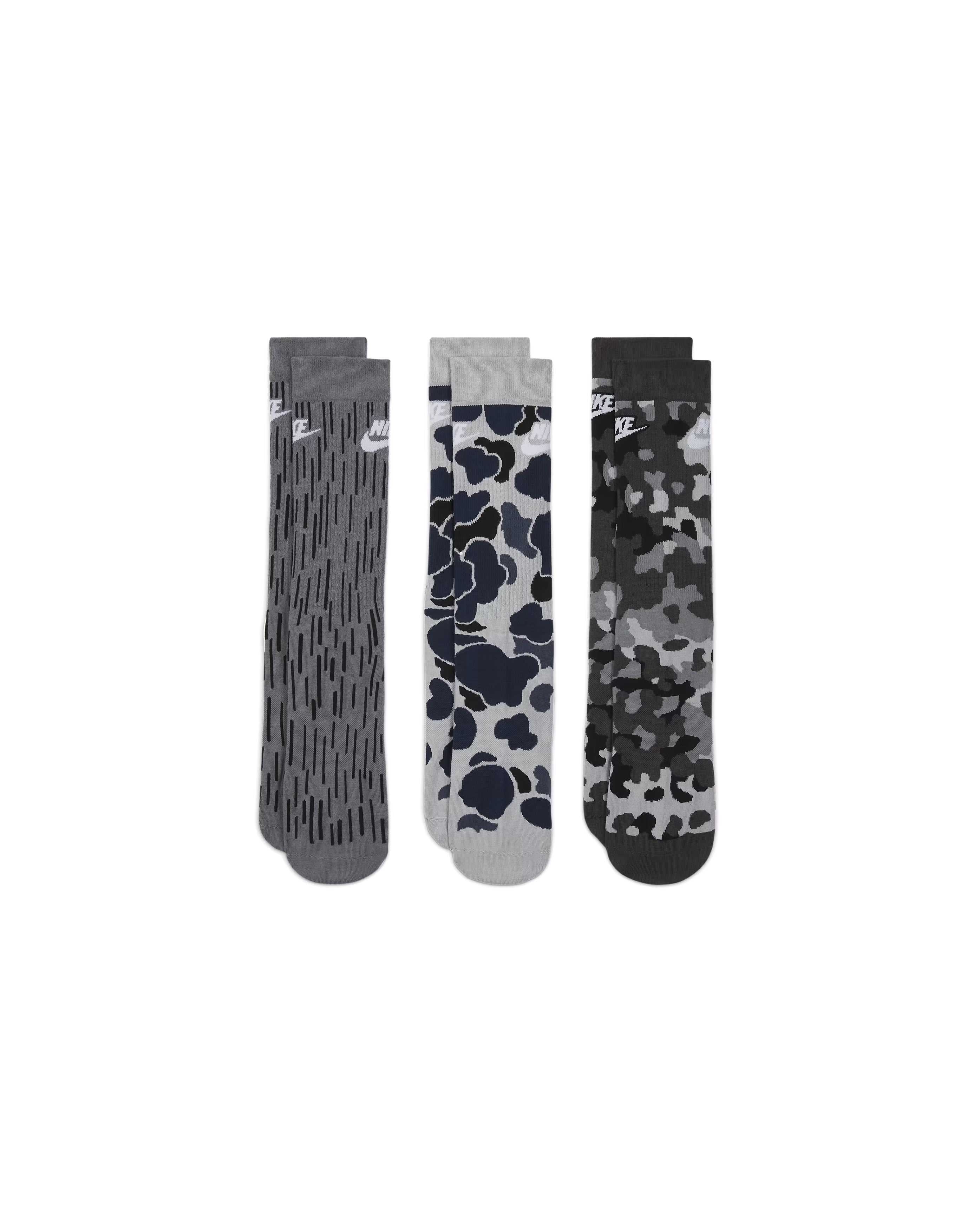 Everyday Essential Crew Socks Multi Color Grey - Starcowparis - 3