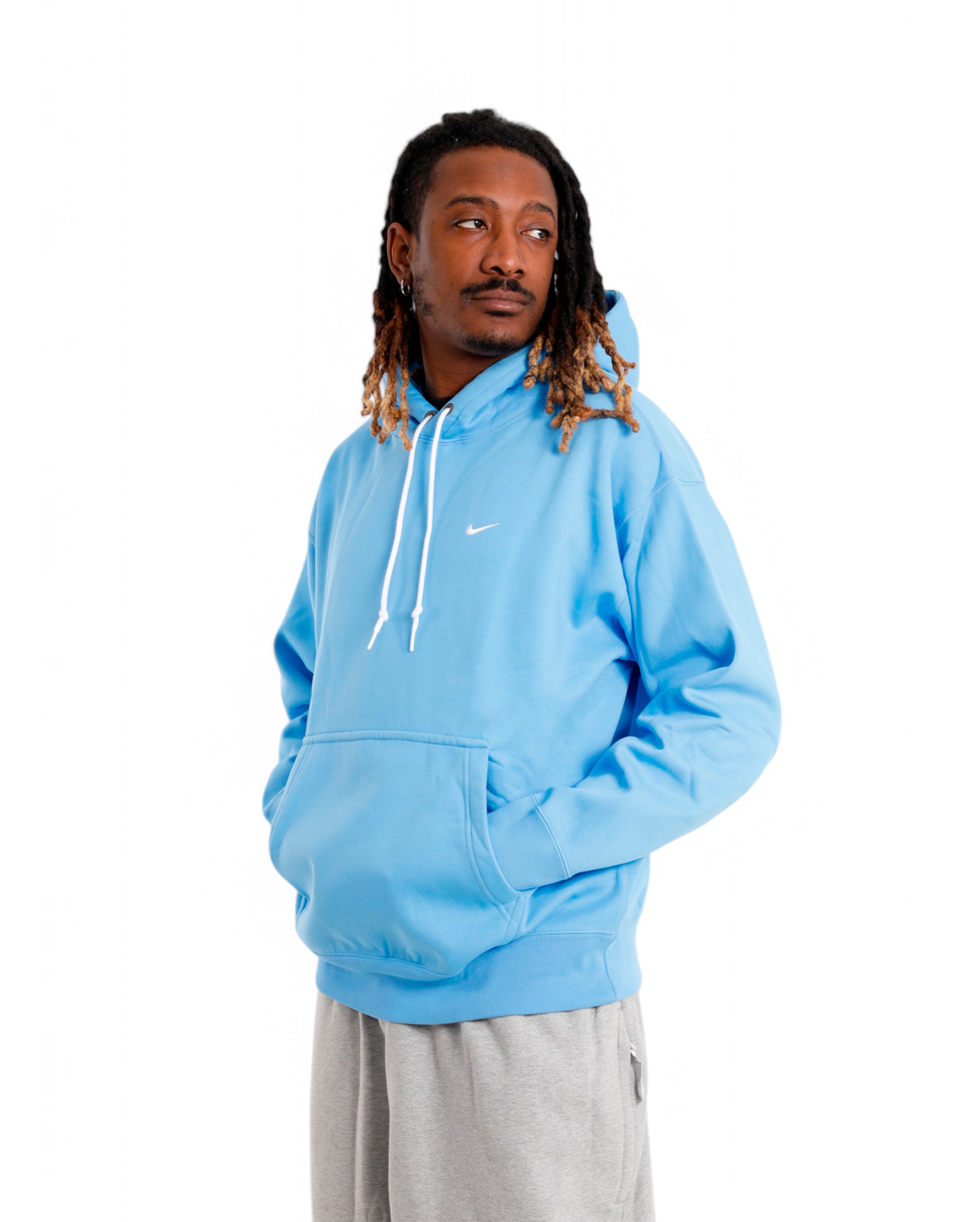 Nike-Solo Swoosh Fleece Hoodie University Blue-Starcowparis - Starcowparis - 1