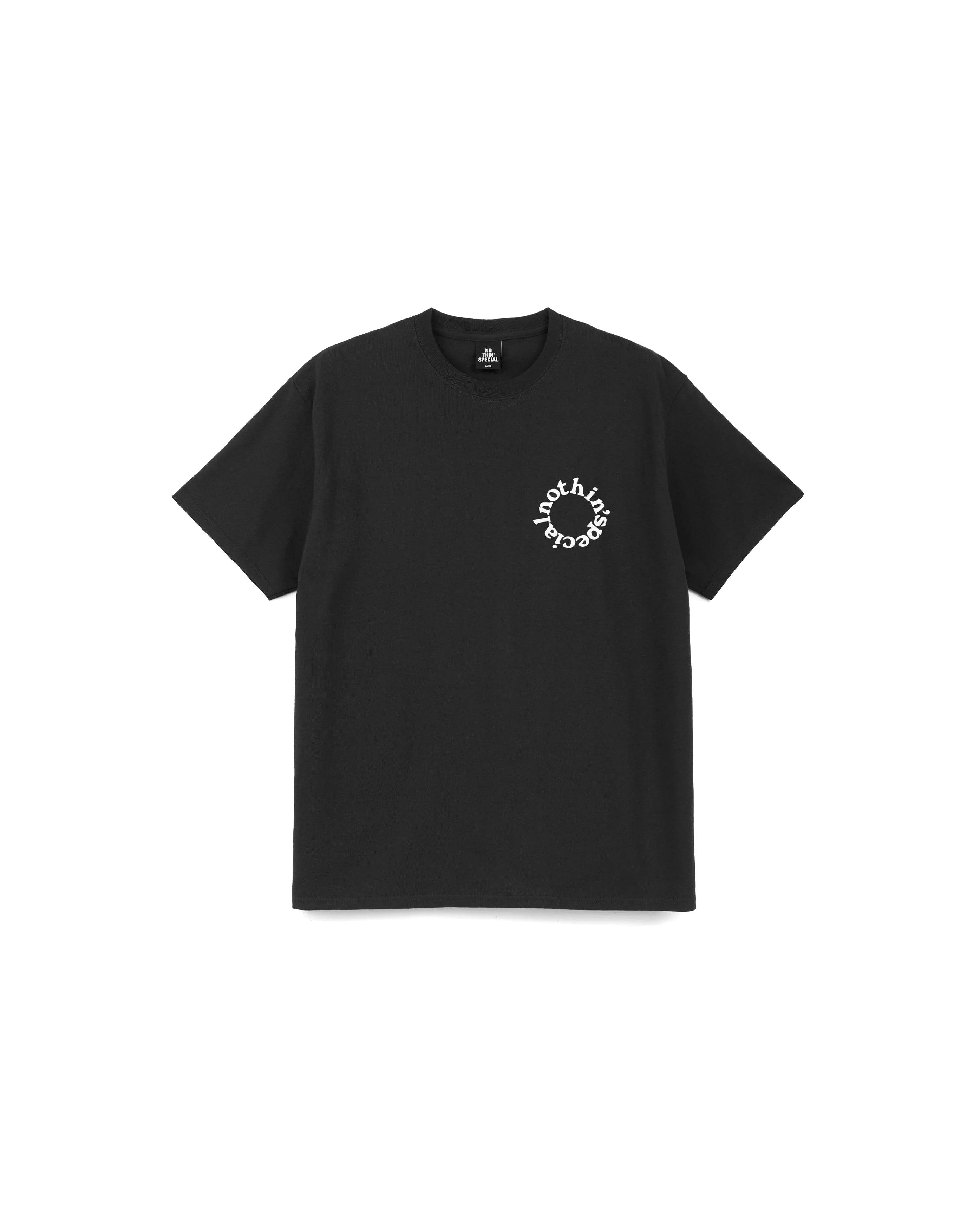 Rounded Logo Tee Black