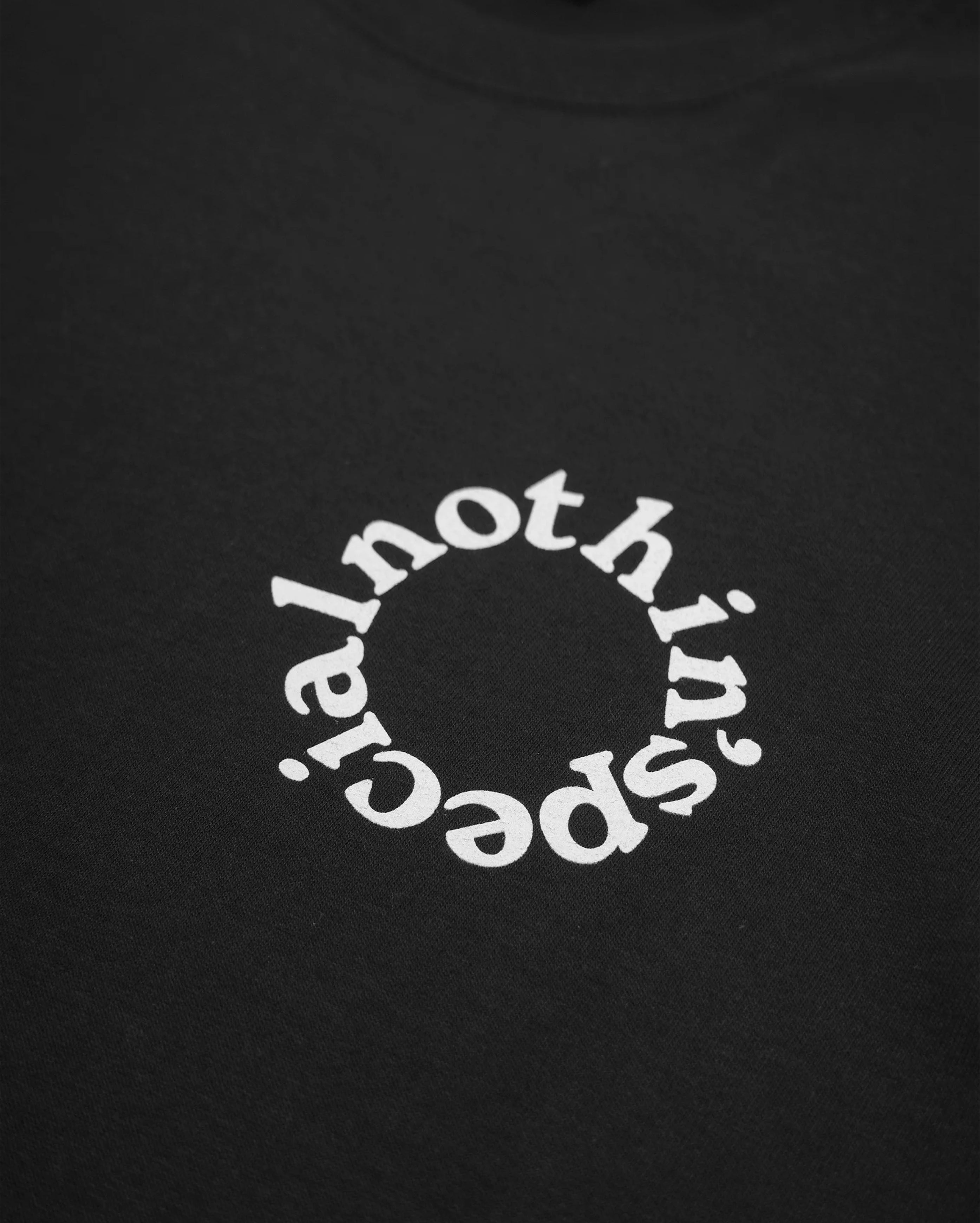 Rounded Logo Tee Black