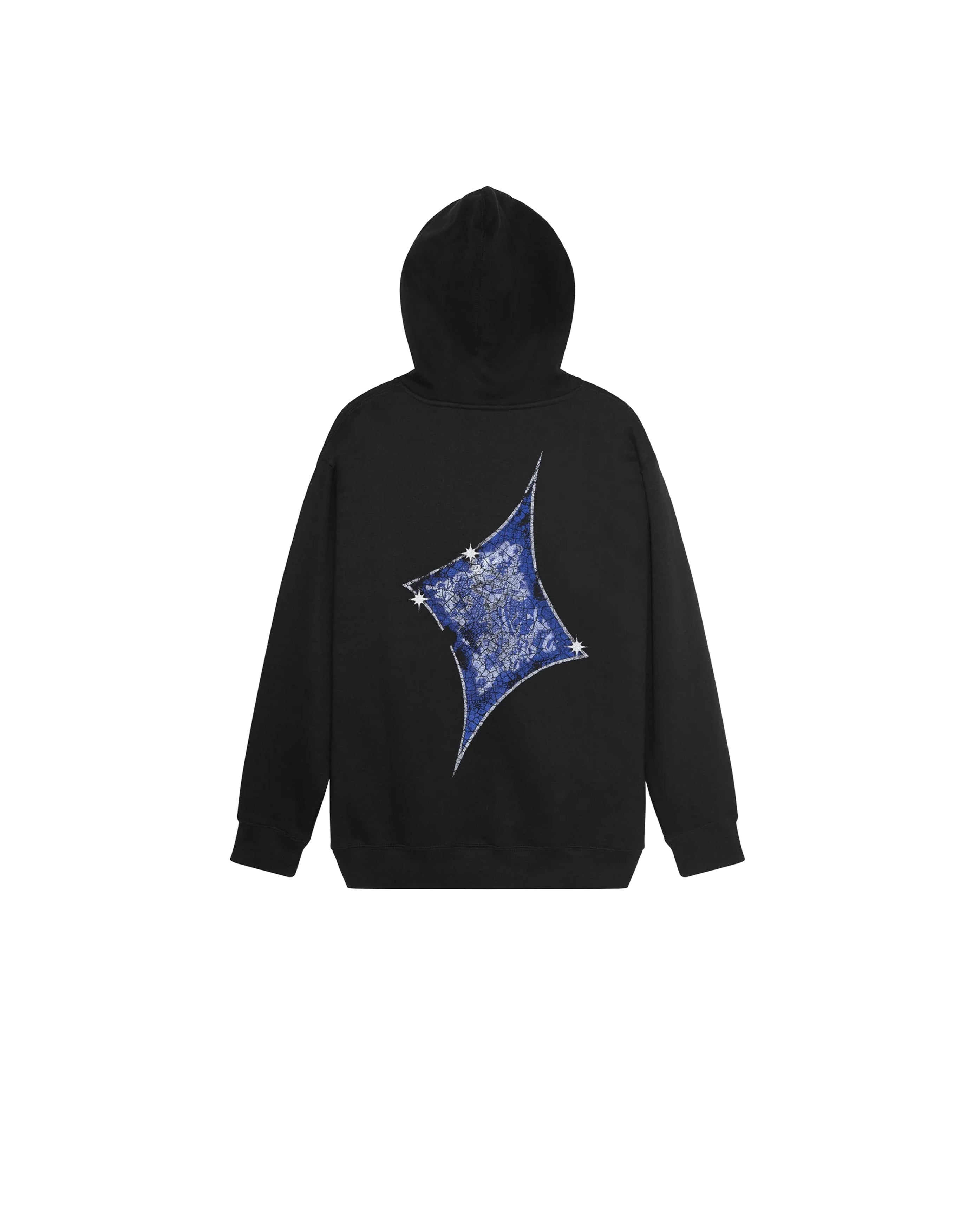 Glint Zip Hoodie Black