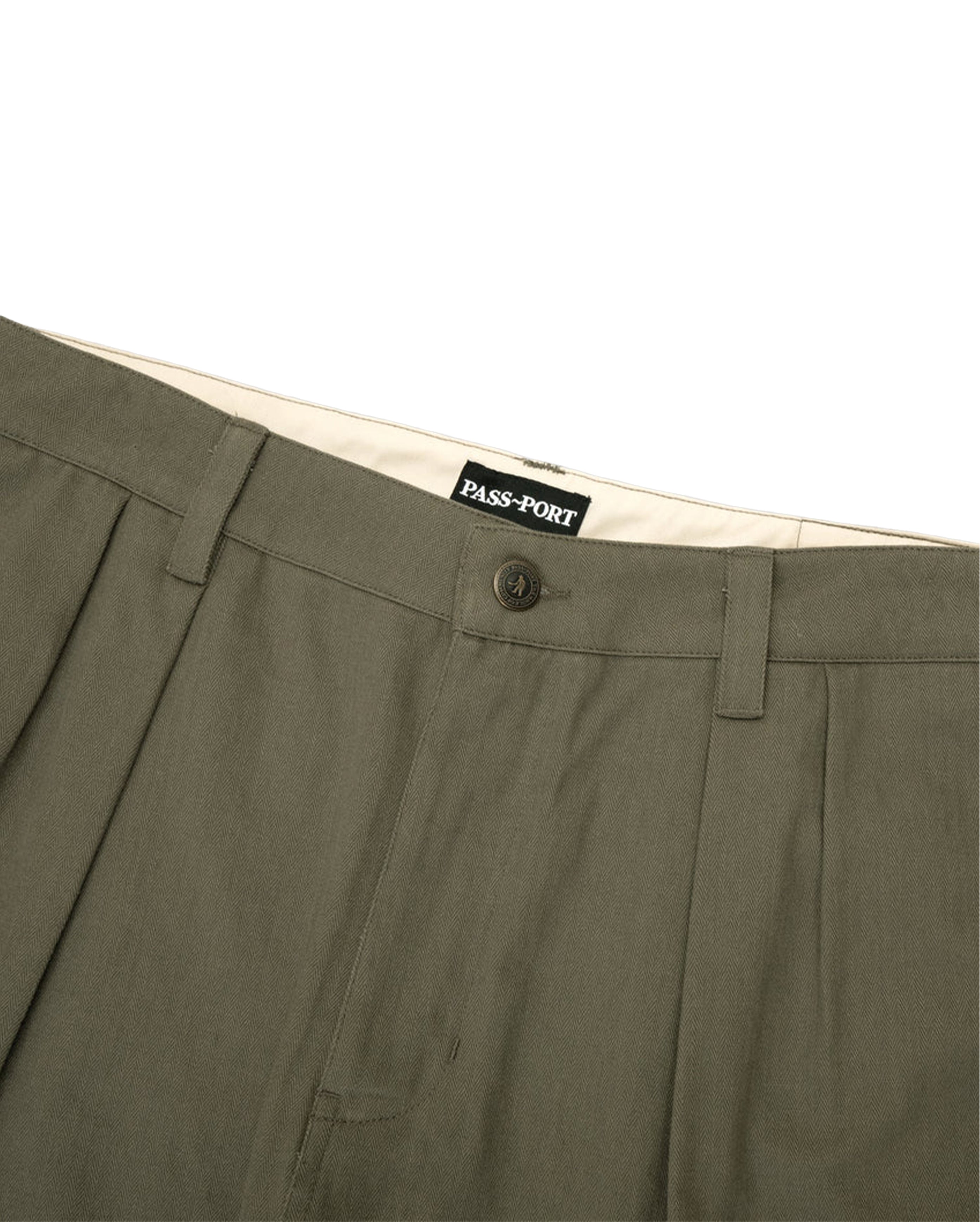 Herringbone Leagues Club Stripe Short Olive - Starcowparis - 2