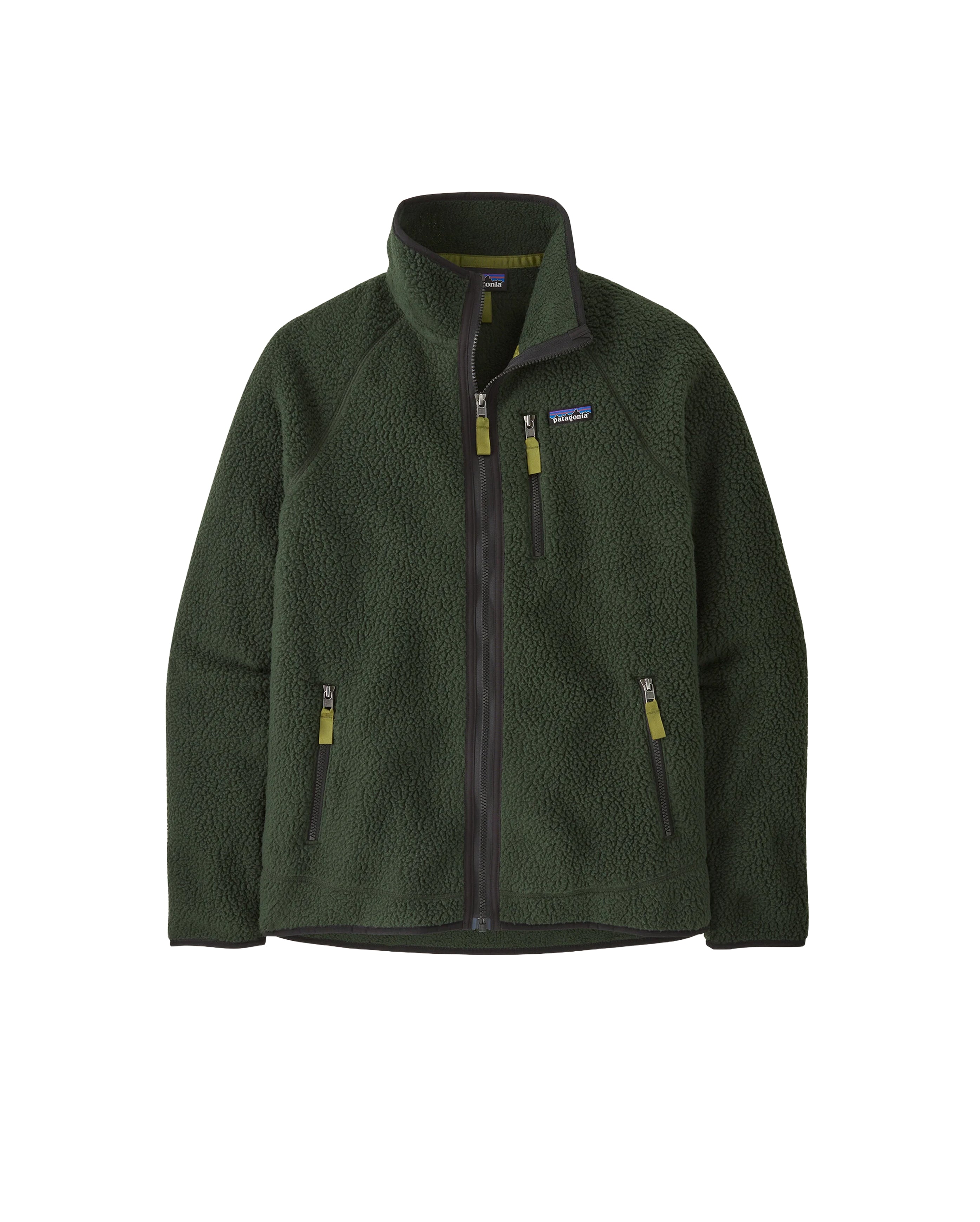 Retro Pile Fleece Jacket Old Growth Green - Starcowparis - 1