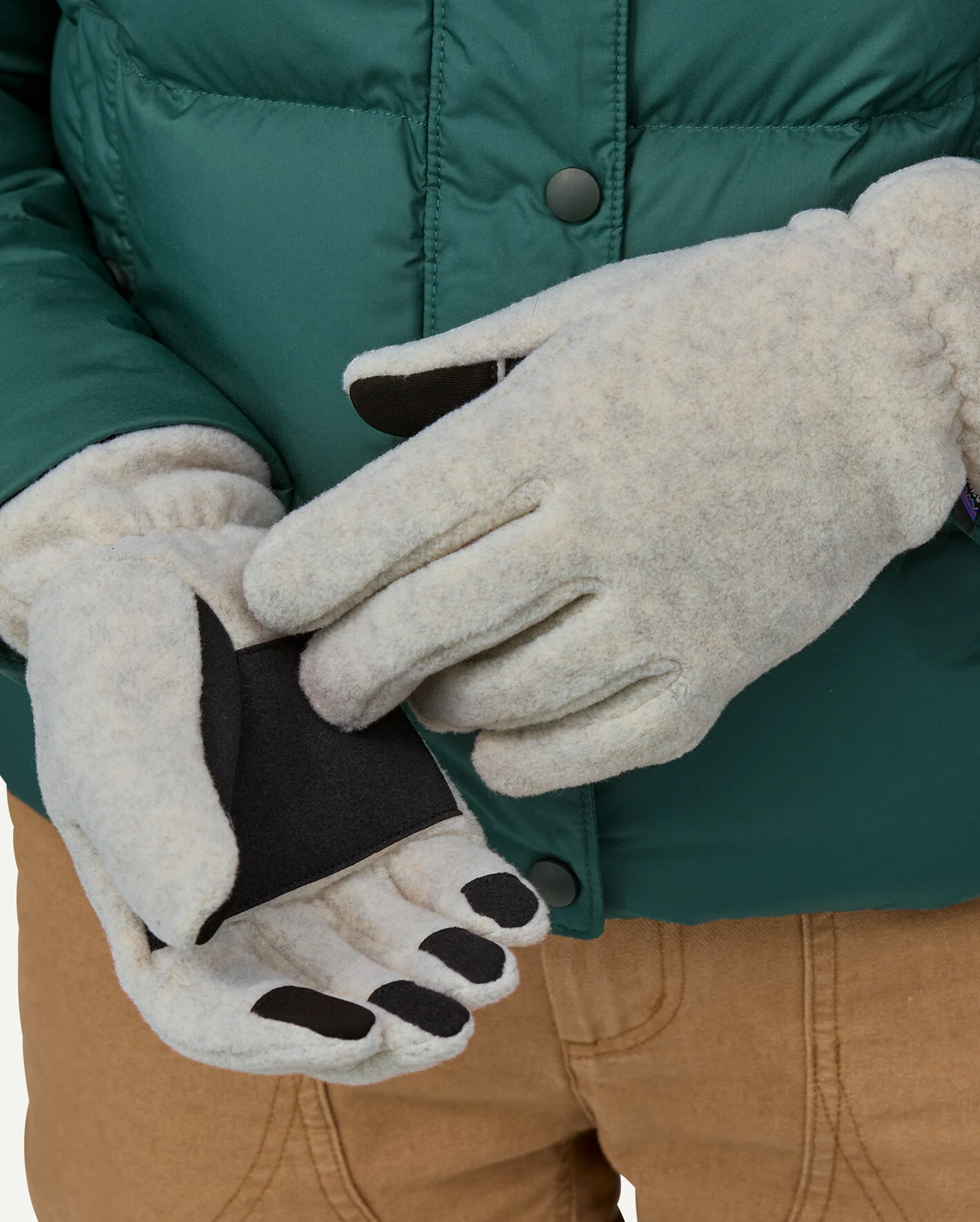 Synchilla Fleece Gloves Black Solid - Starcowparis - 2
