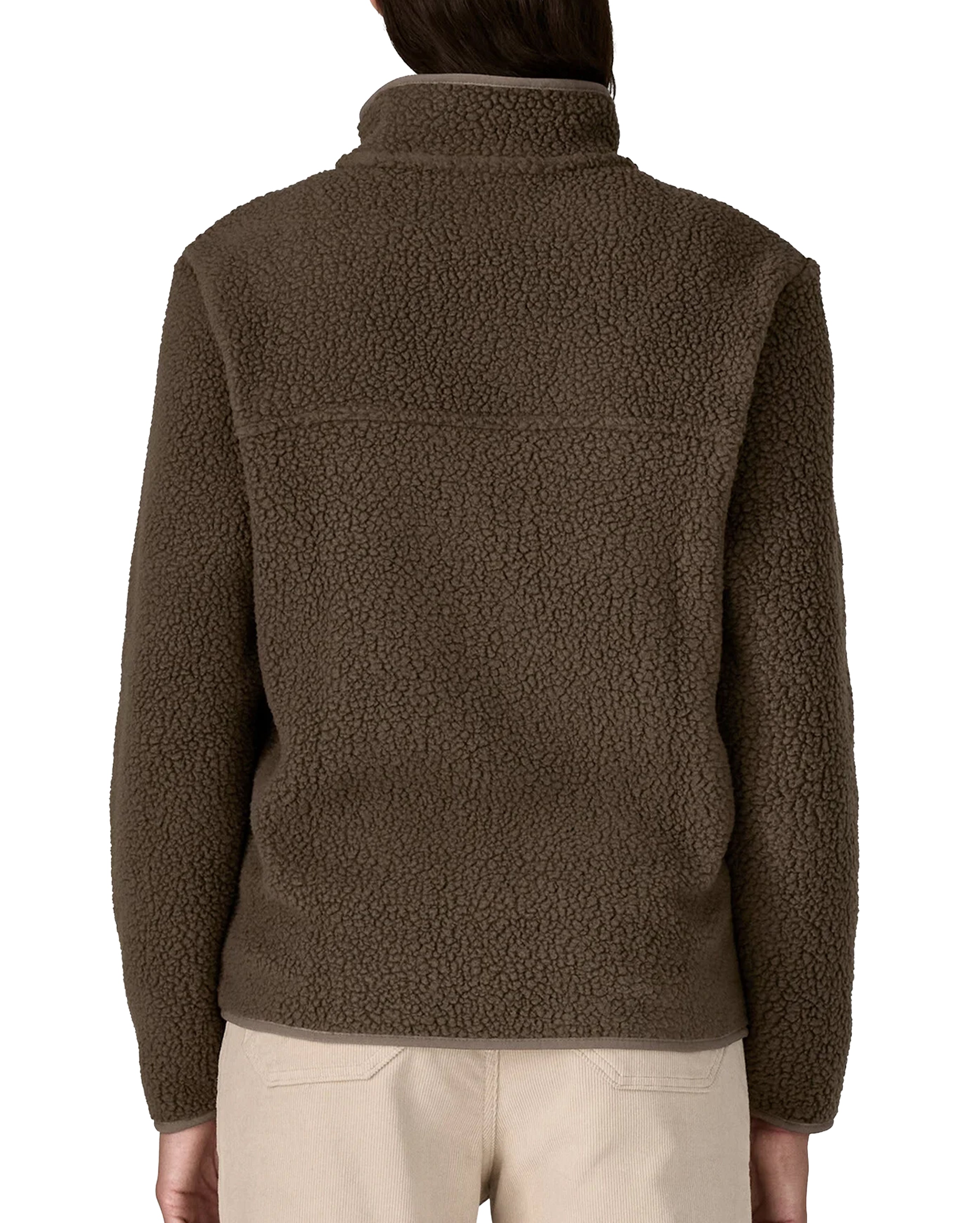 Retro Pile Jacket Natural Femme - Starcowparis - 3