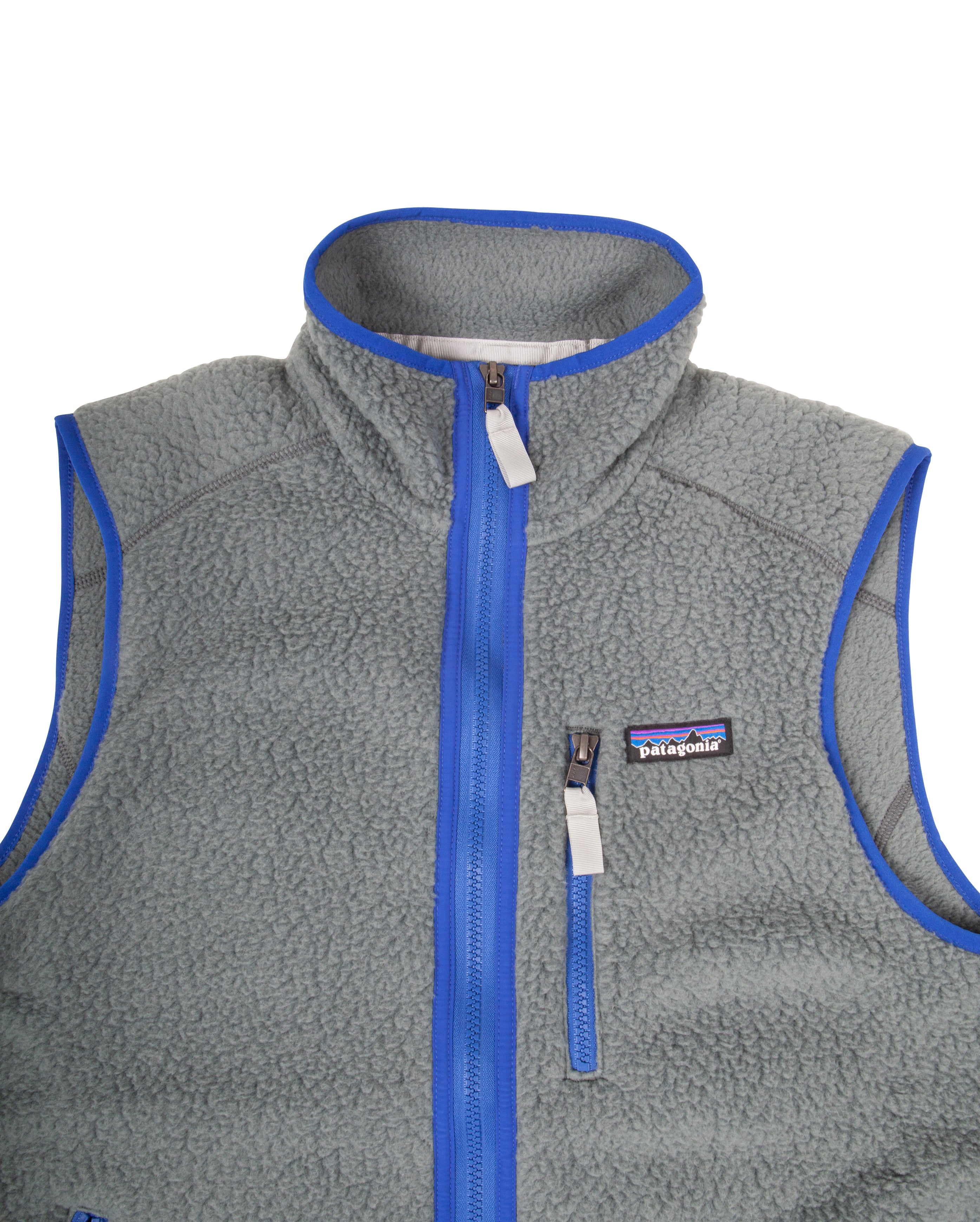 Retro Pile Vest Grey
