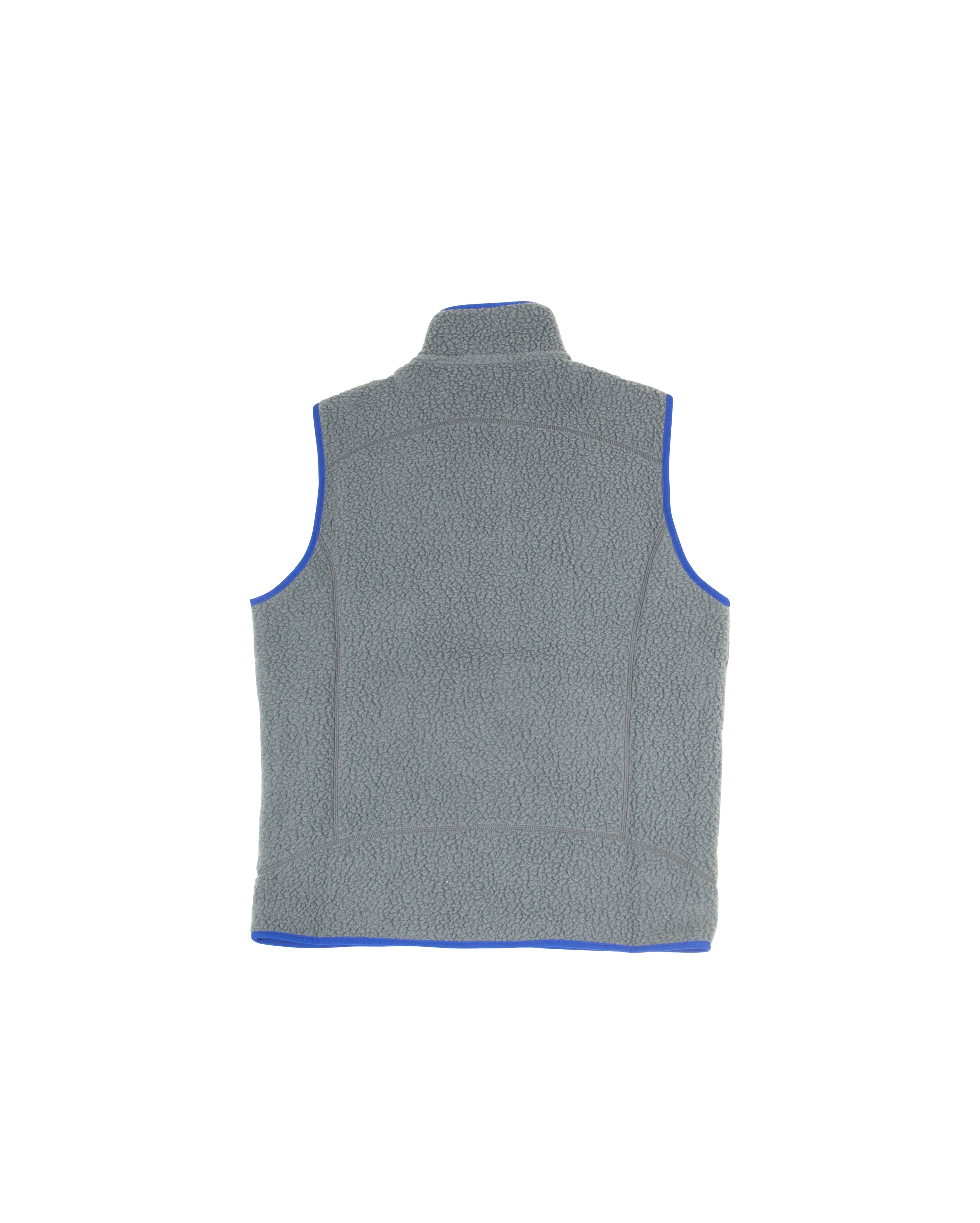 Retro Pile Vest Grey