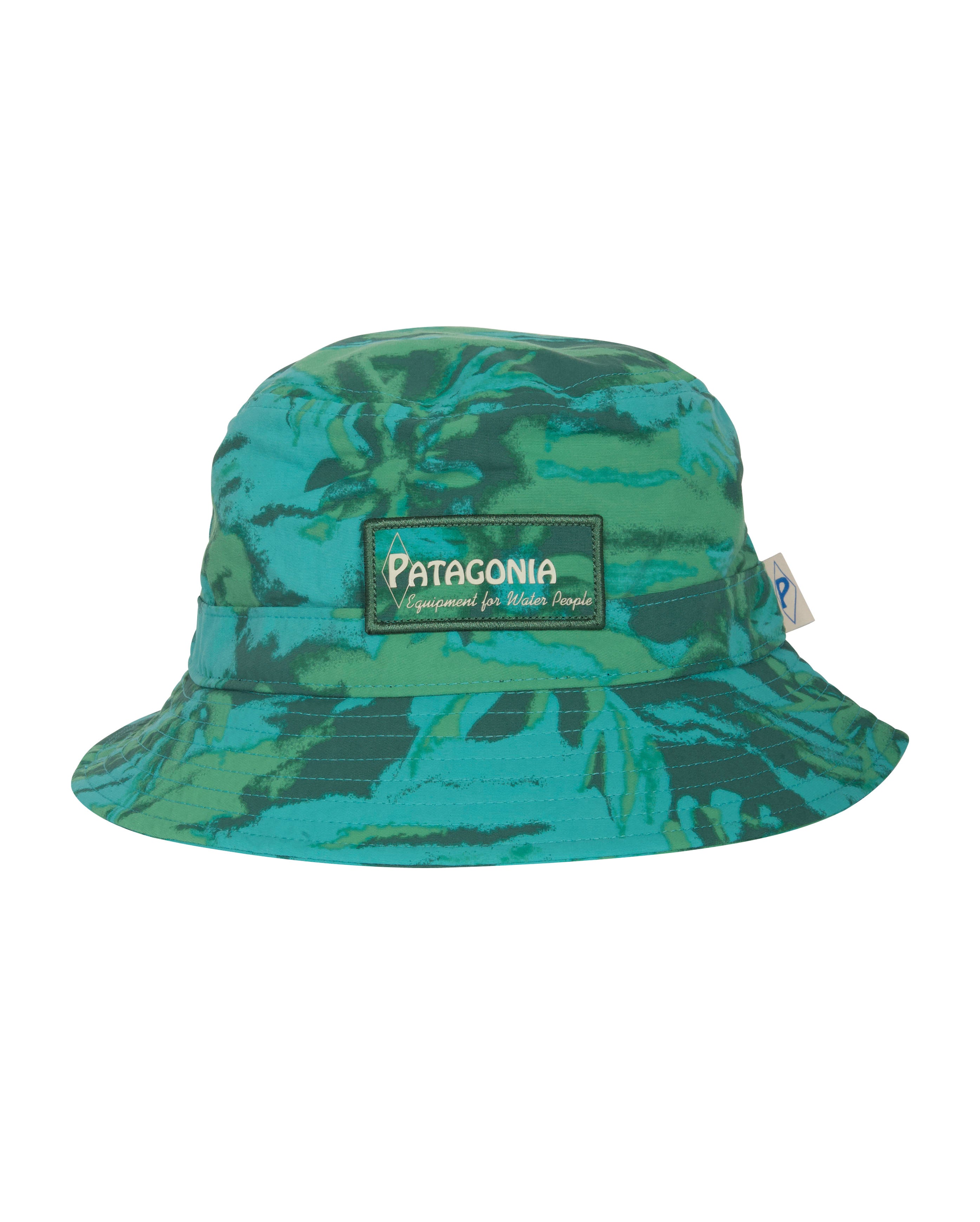 Wavefarer Bucket Hat Cliffs and Waves Conifer Green - Starcowparis
