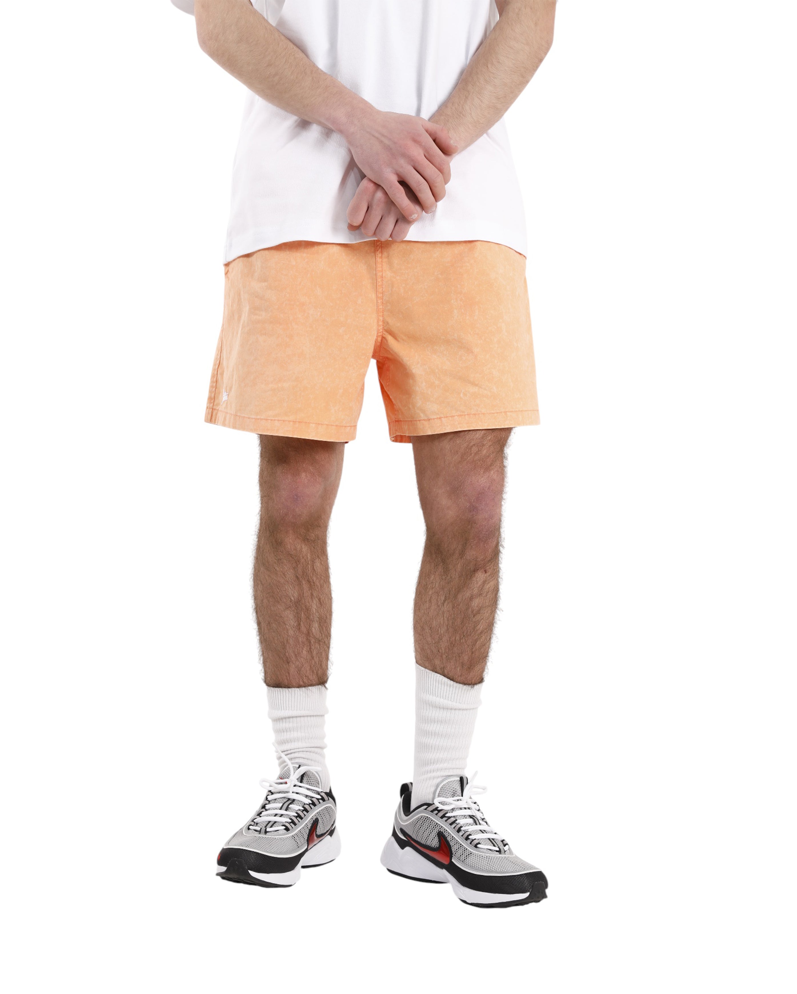 Patta-Basic Acid Wash Swim Shorts Melon-Starcowparis