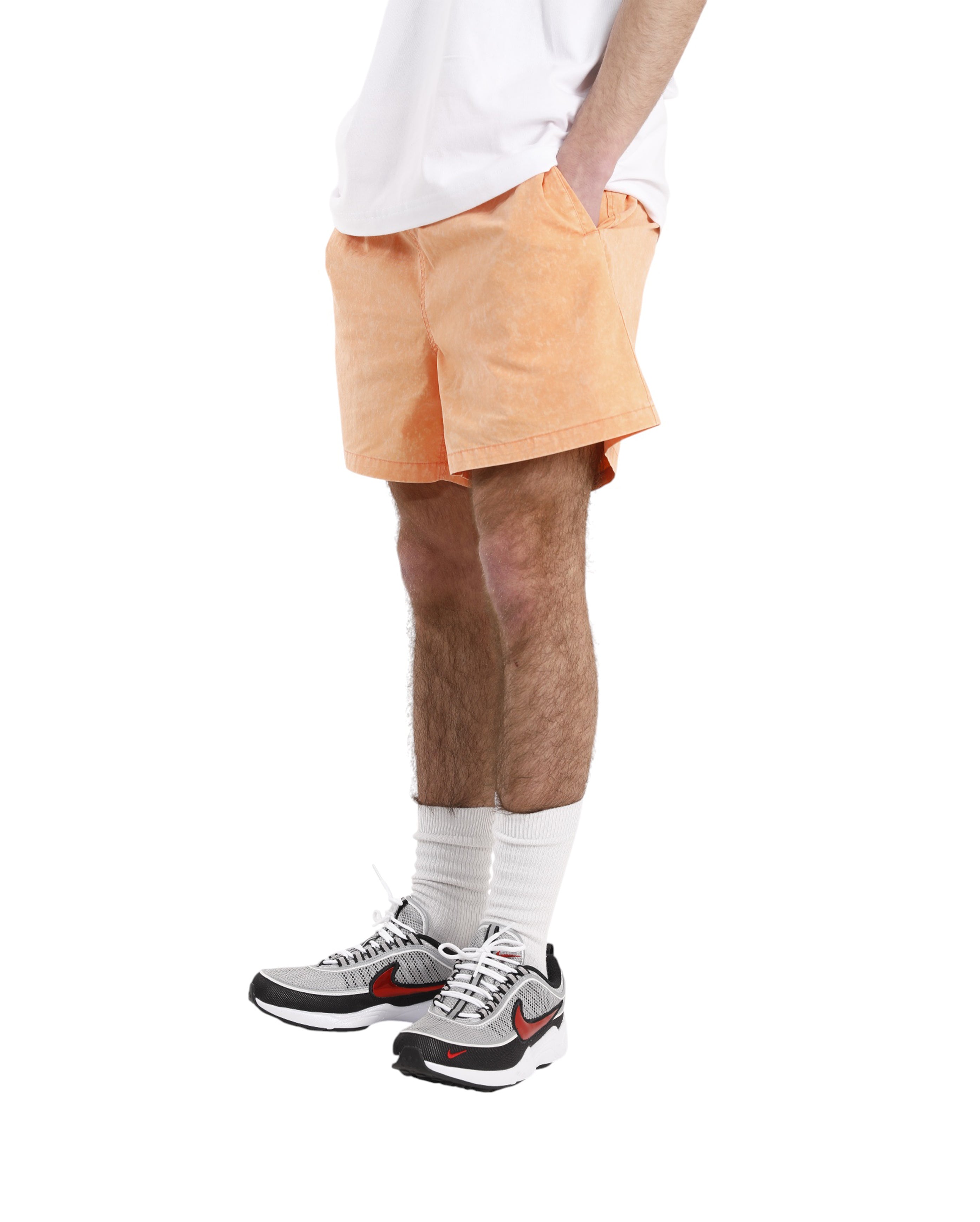 Patta-Basic Acid Wash Swim Shorts Melon-Starcowparis