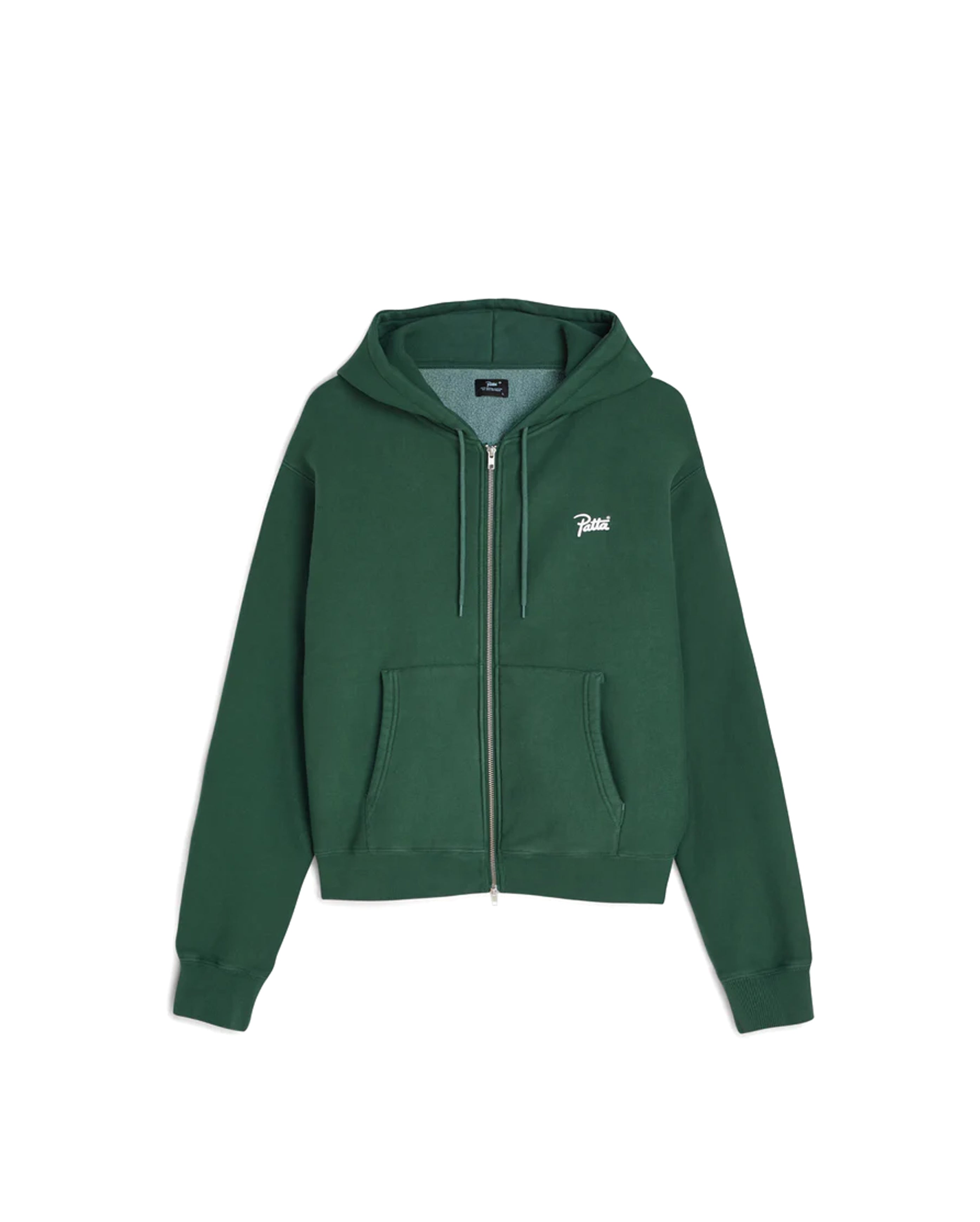 Classic Zip Up Hooded Sweater Bistro Green - Starcowparis - 1