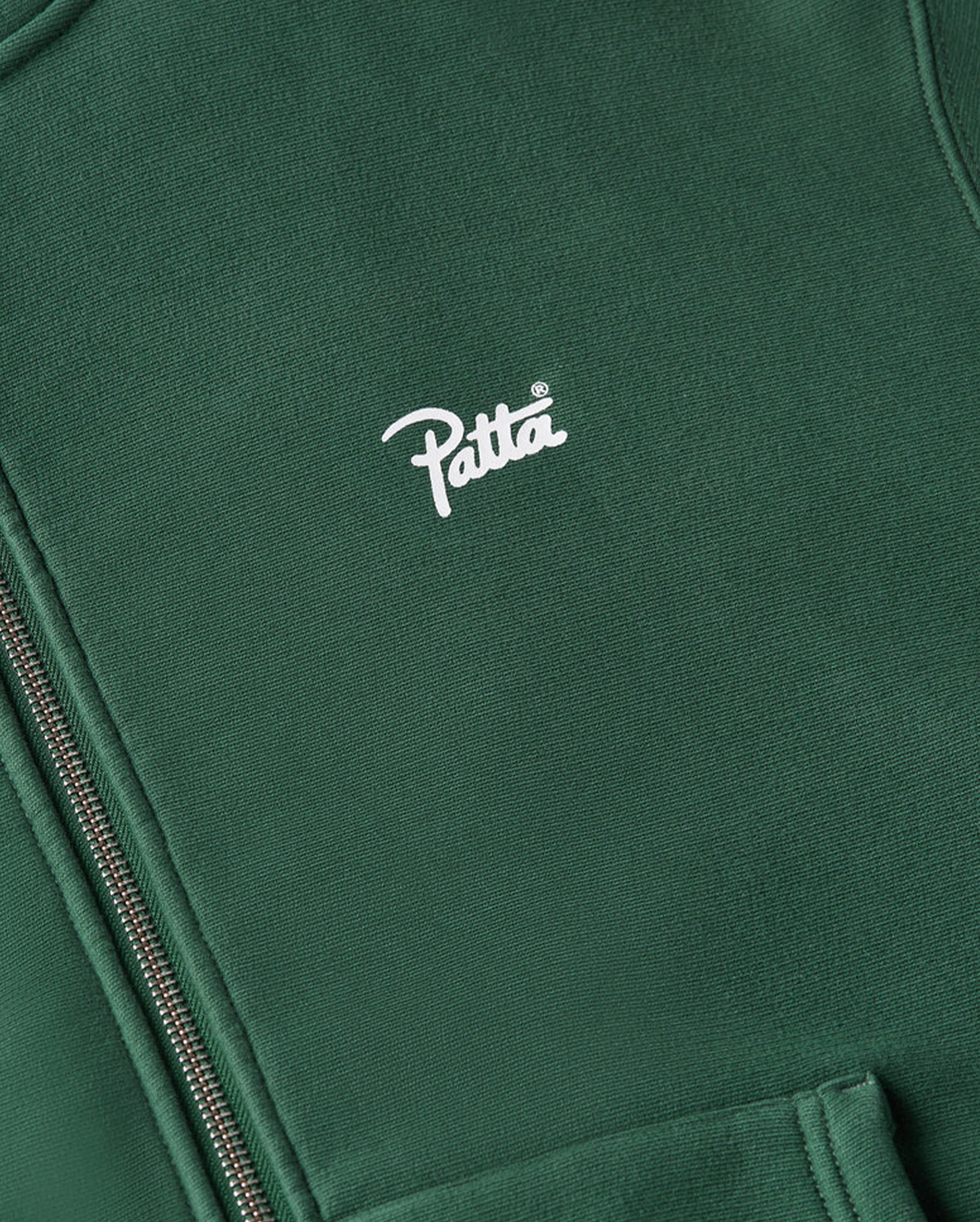 Classic Zip Up Hooded Sweater Bistro Green - Starcowparis - 4