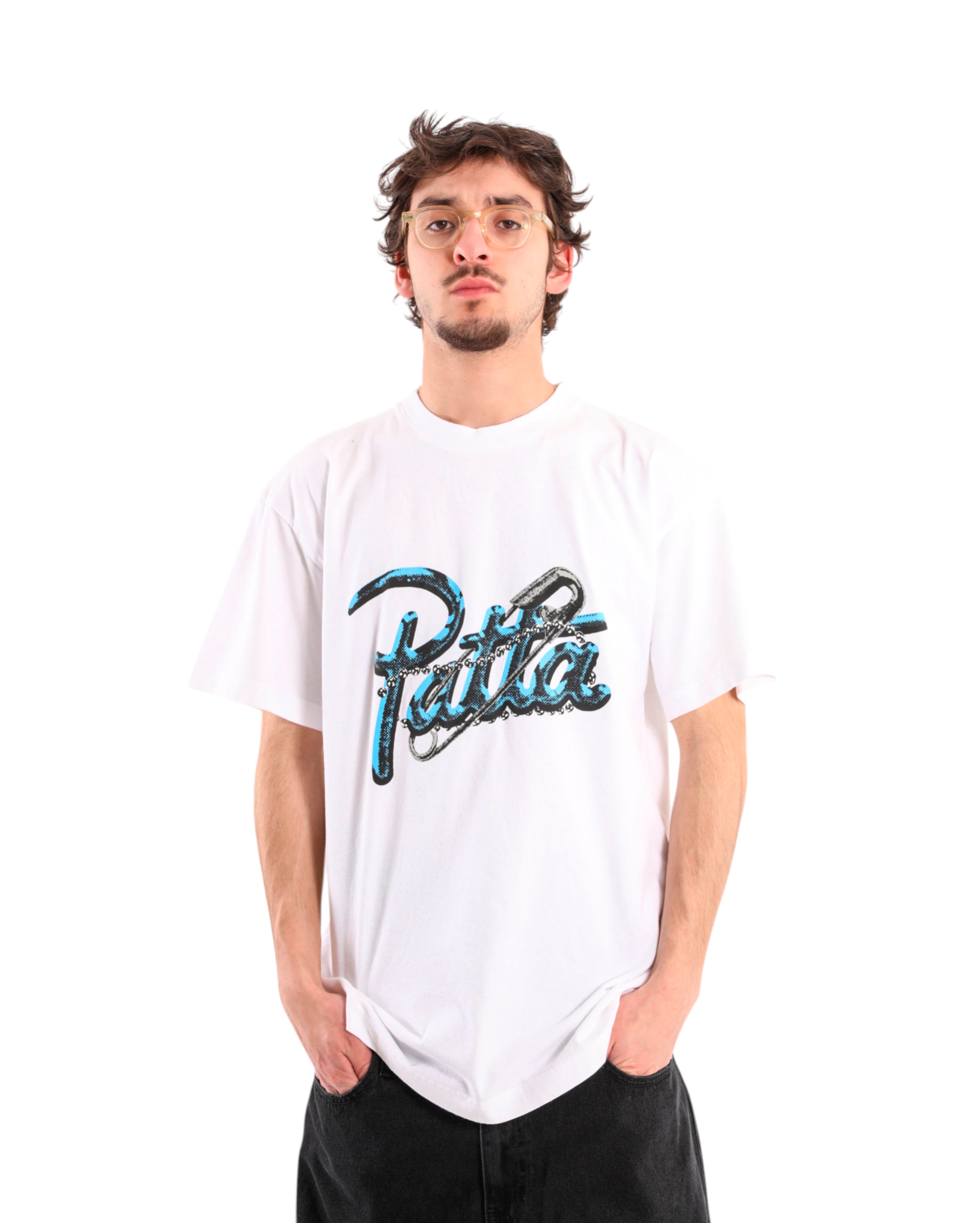 Patta-Pinned T-Shirt White-Starcowparis