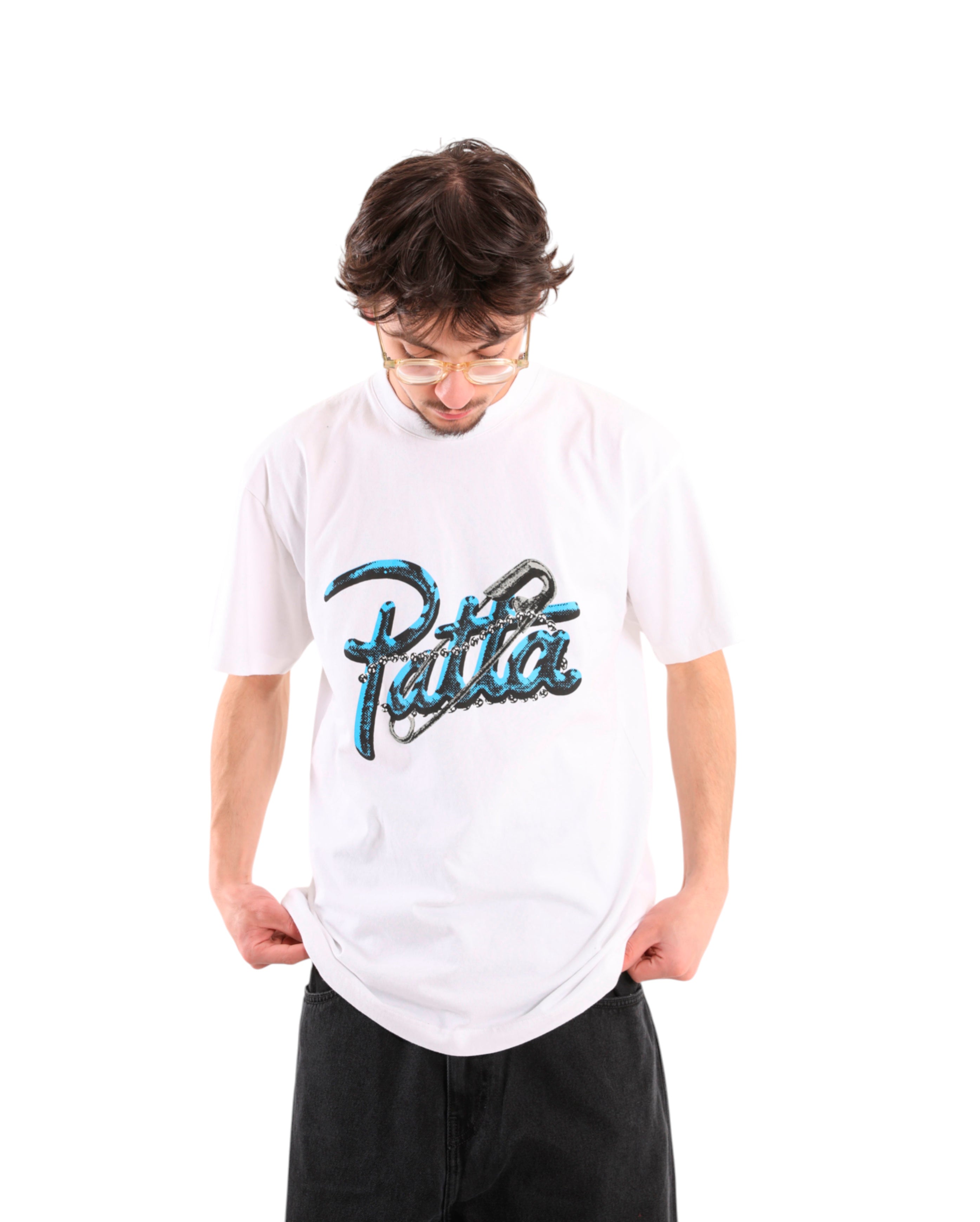 Patta-Pinned T-Shirt White-Starcowparis